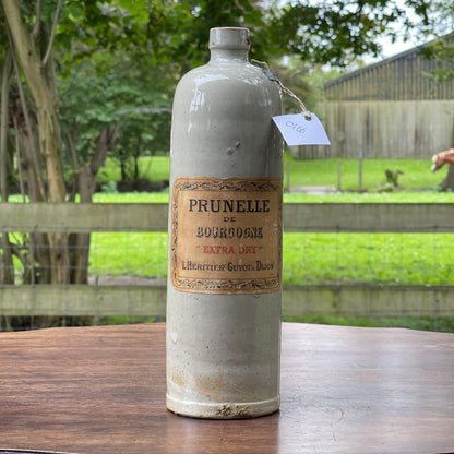 Aardewerk fles Prunelle de Bourgogne Extra Dry - The Collectionist