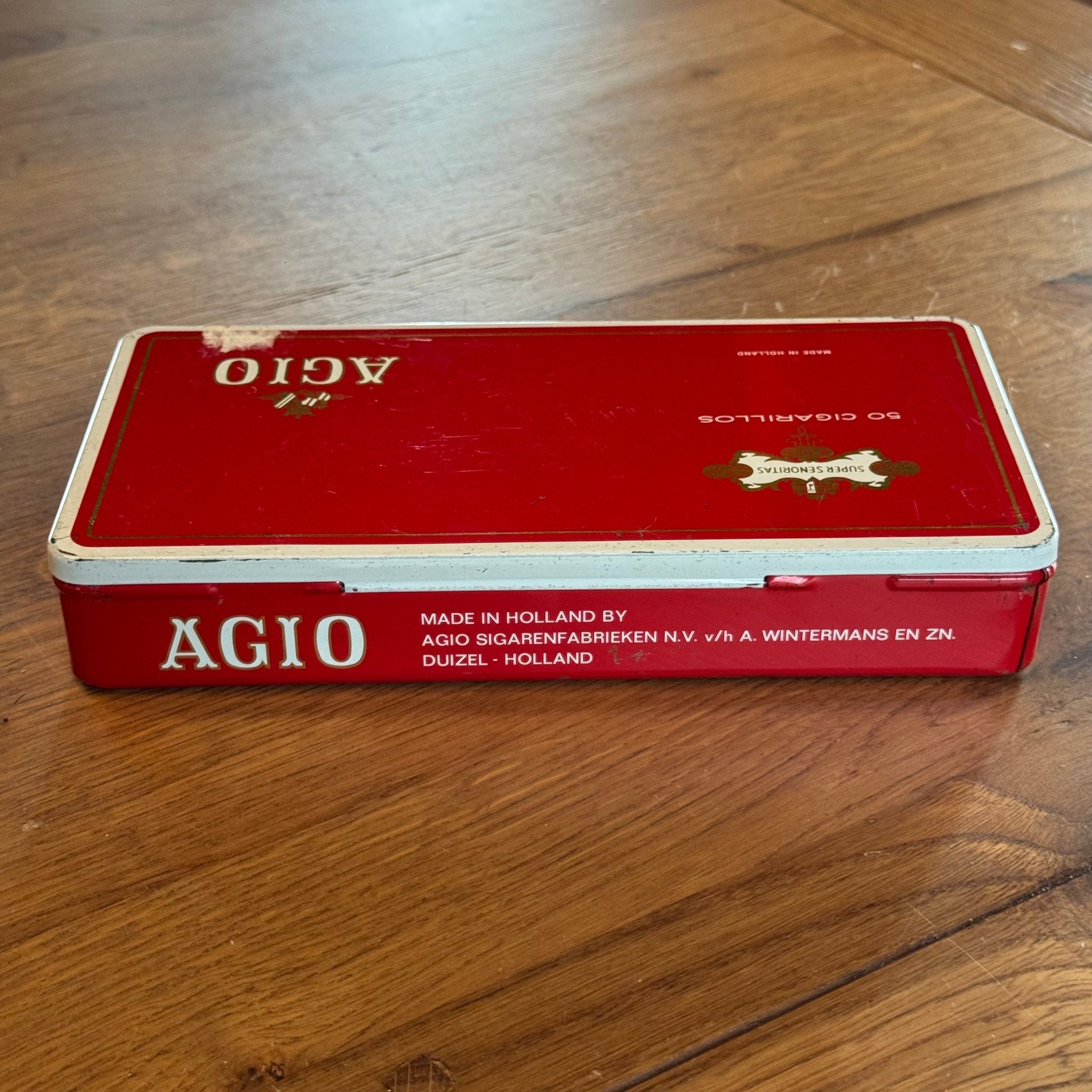 Agio Super Señorita blik met vintage luciferdoosjes & vloeitjes – jaren ’60 - The Collectionist