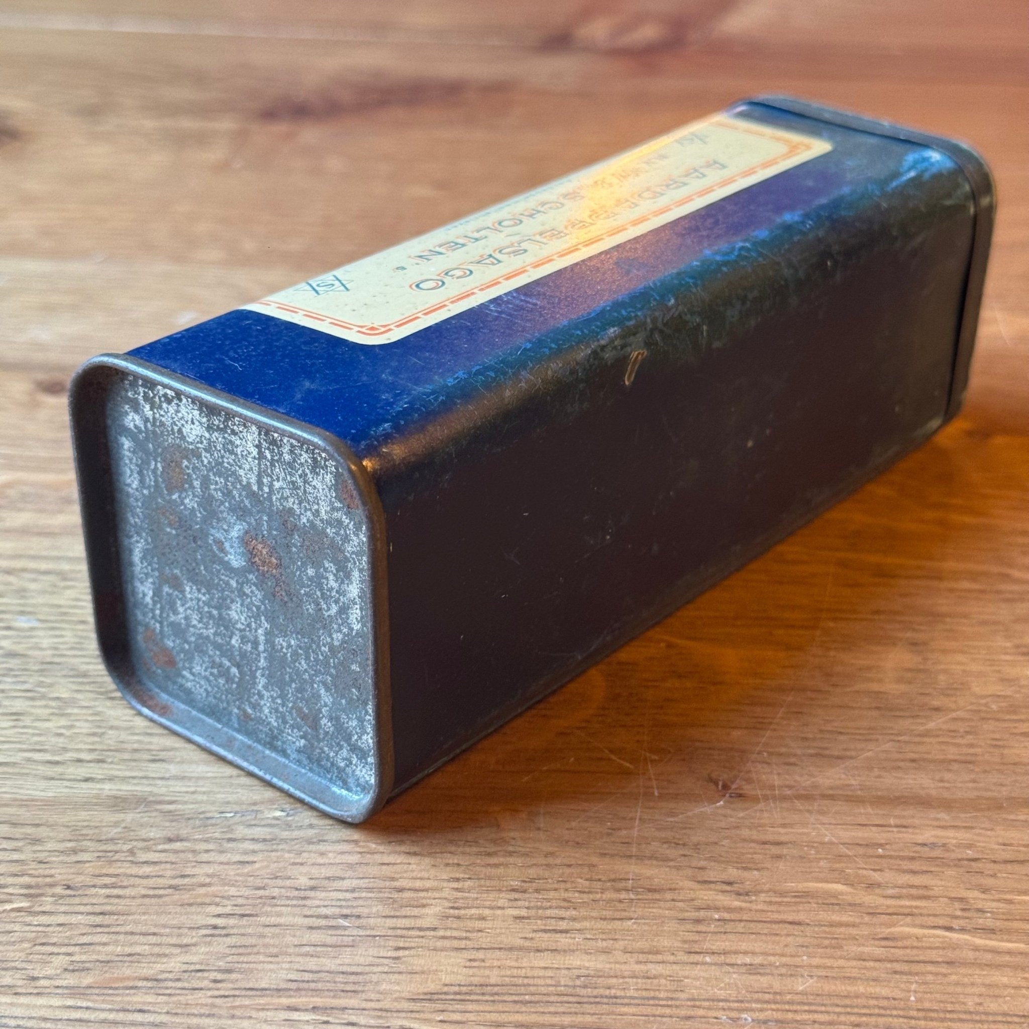 Antiek Aardappelsago Blik – W.A. Scholten Groningen - The Collectionist