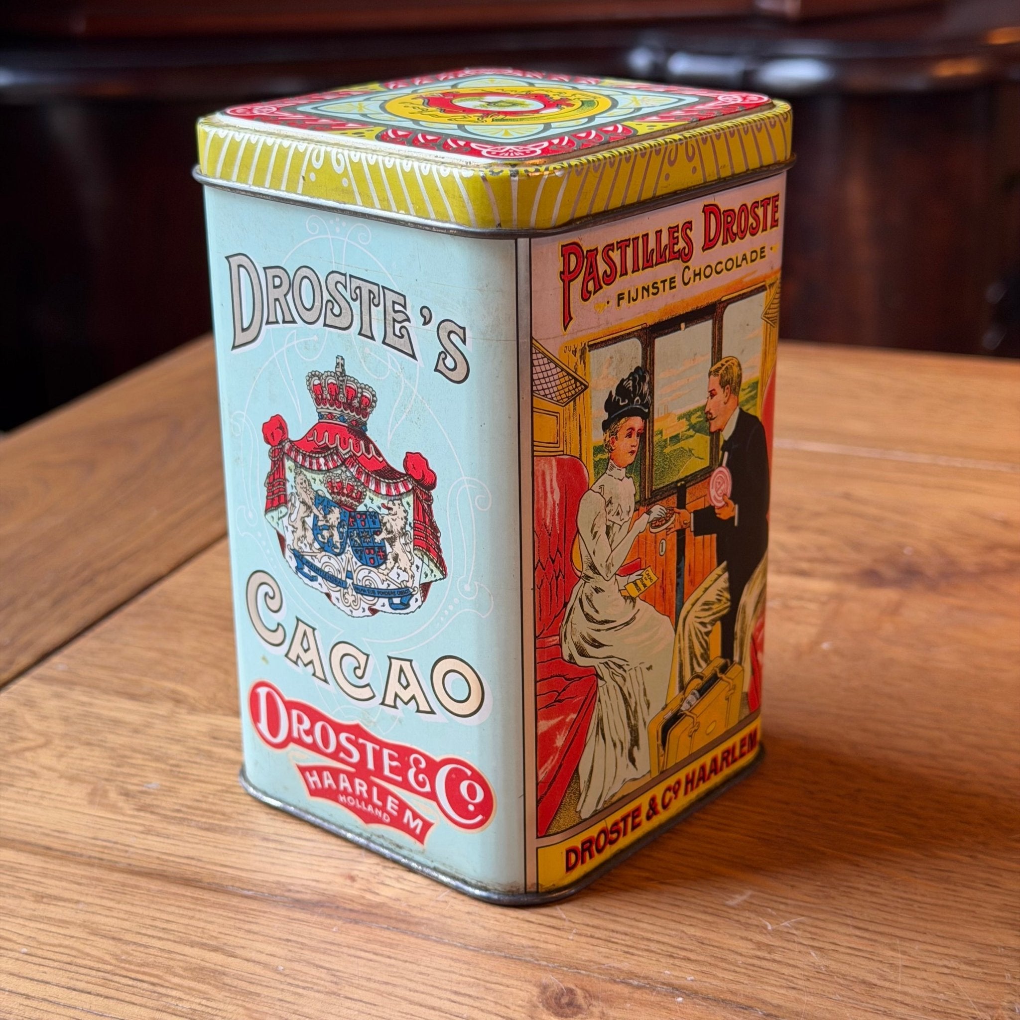 Antiek Droste’s Cacao Blik – Haarlem, ca. 1920–1930 - The Collectionist