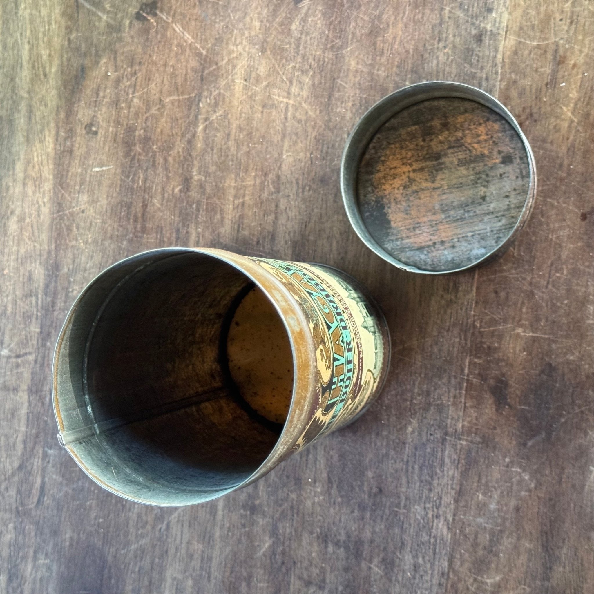 Antiek koekblik Haga’s Fijne Boter Drabbelkoeken – Sneek - The Collectionist