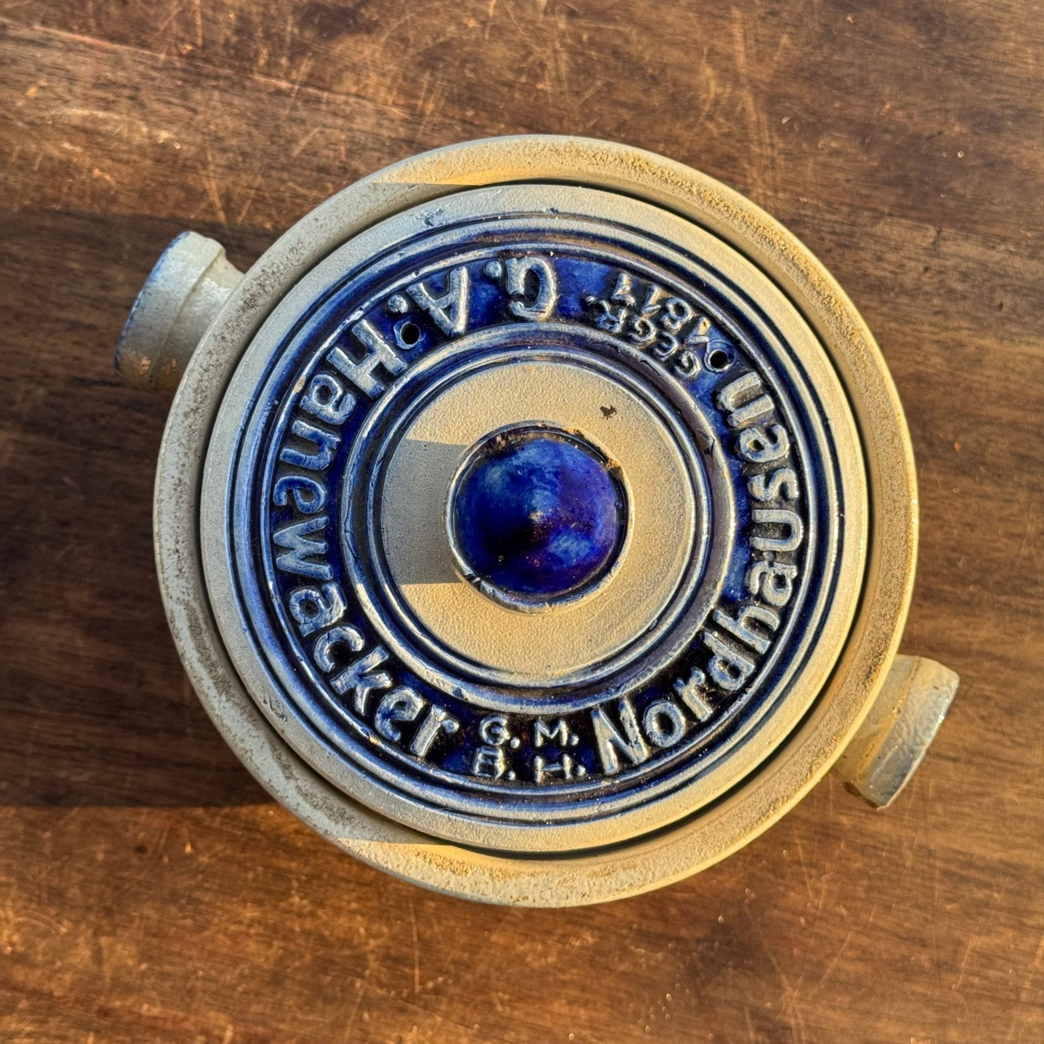 Antieke Nordhäuser Kautabak Echter Hanewacker Tabakspot 1920 - The Collectionist