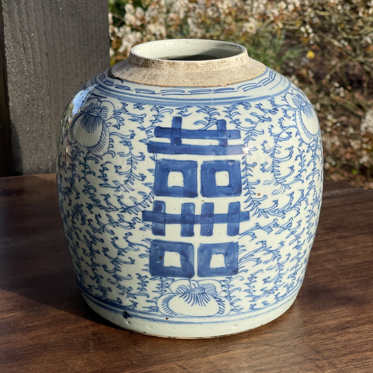 Blauw Chinese Gemberpot, 19e eeuw - The Collectionist