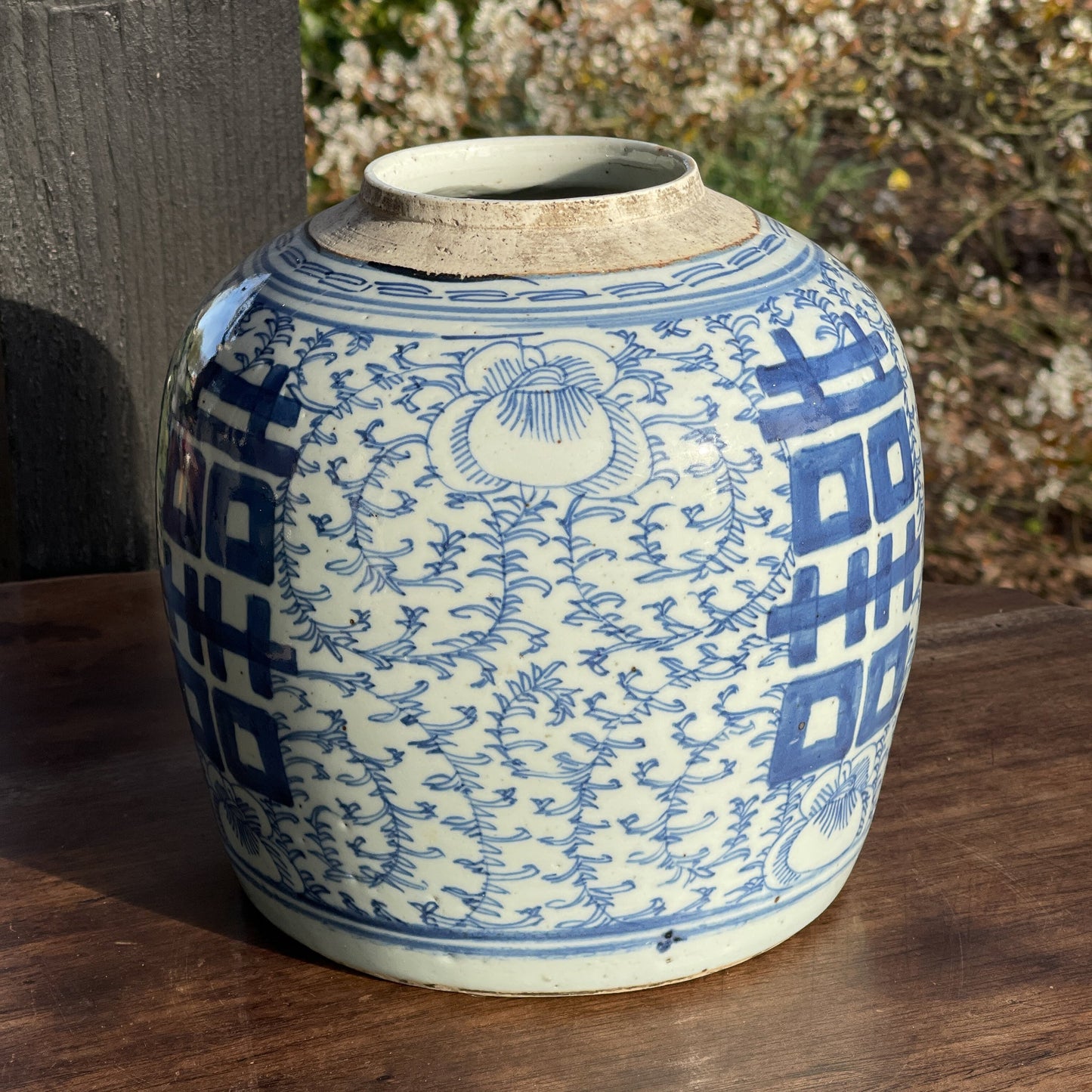 Blauw Chinese Gemberpot, 19e eeuw - The Collectionist