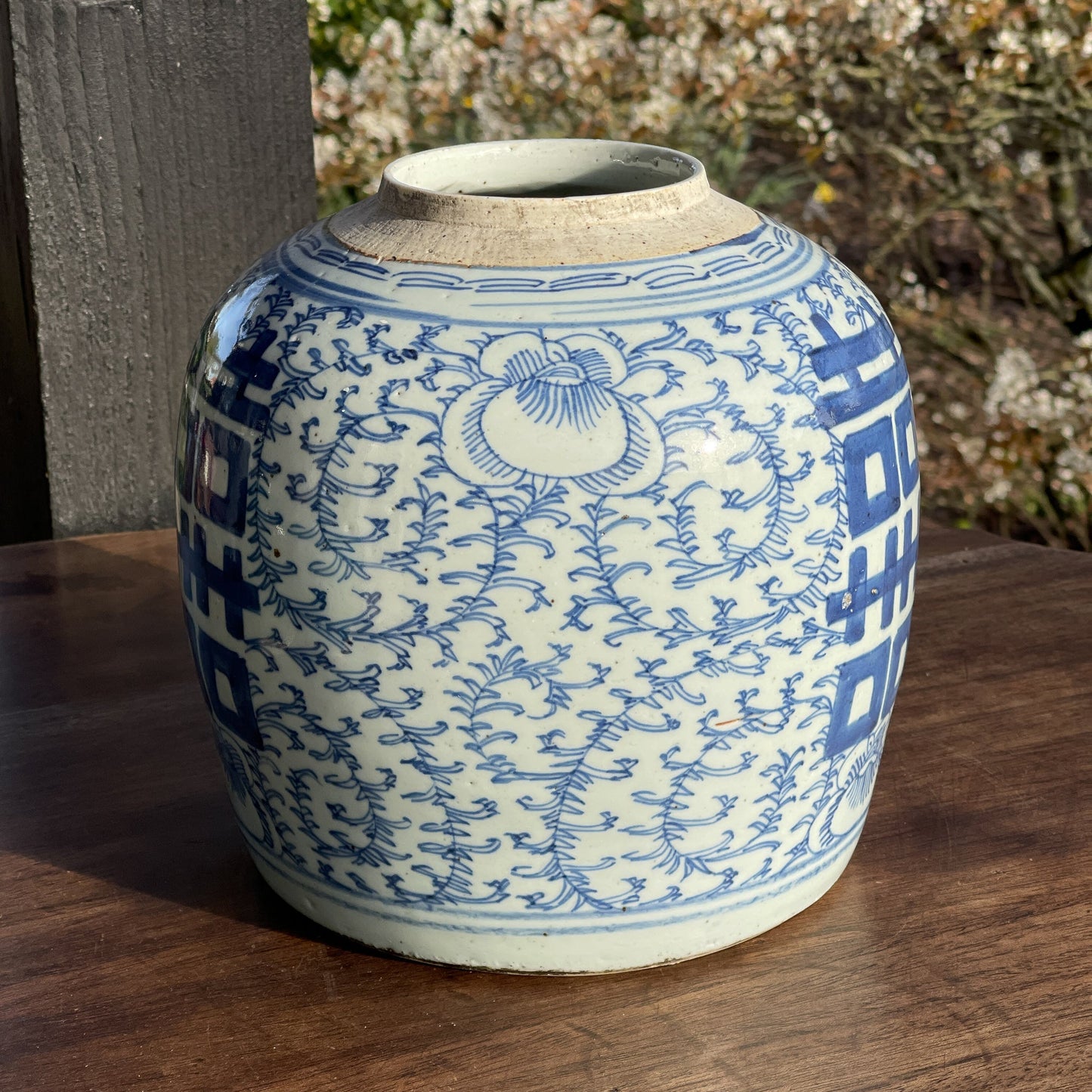 Blauw Chinese Gemberpot, 19e eeuw - The Collectionist