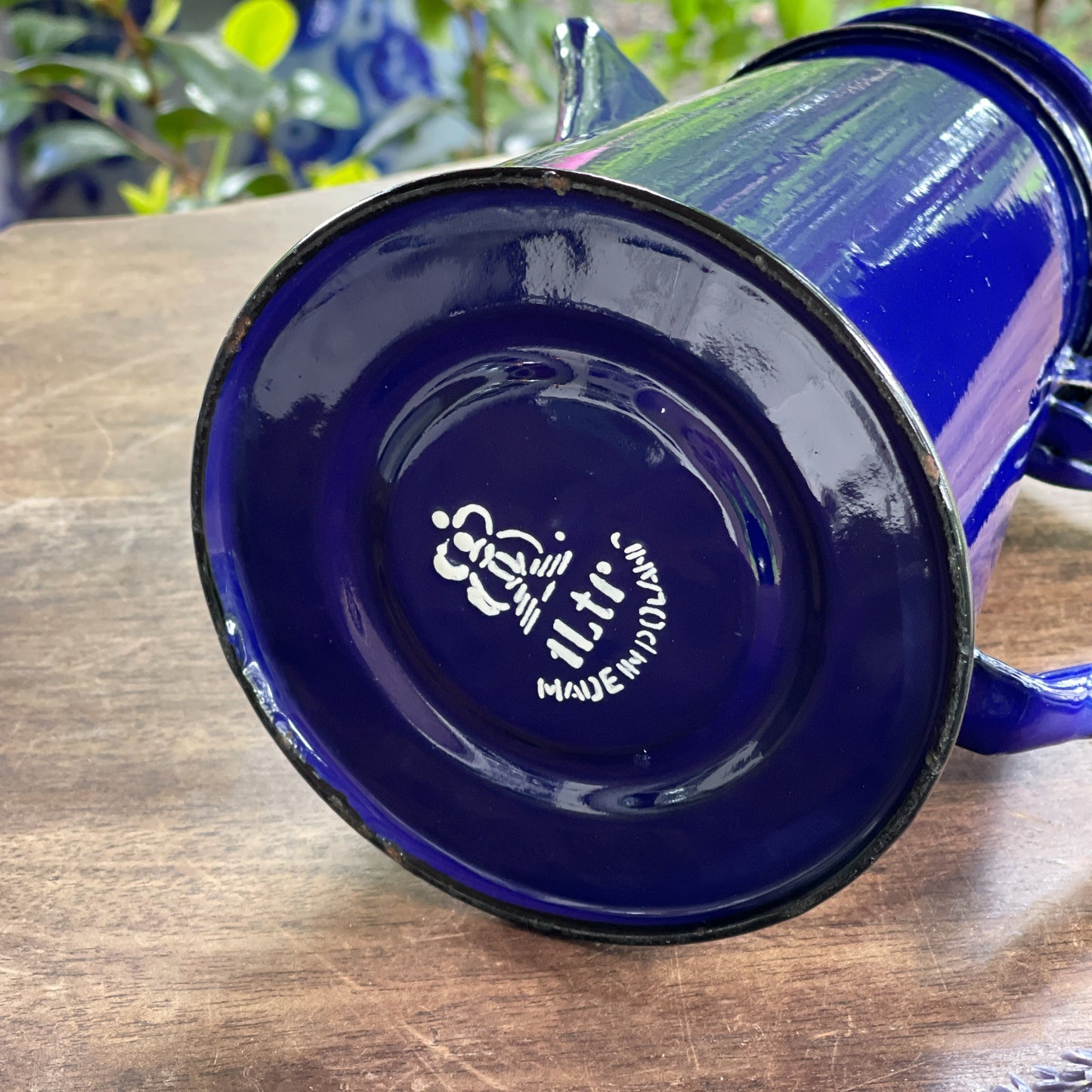 Blauwe Emaille Koffiepot 1 Liter - The Collectionist