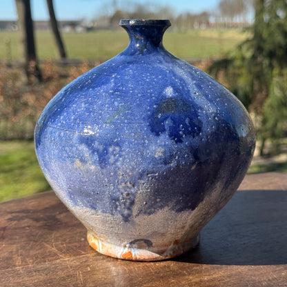 Blauwe Keramische Vaas - The Collectionist