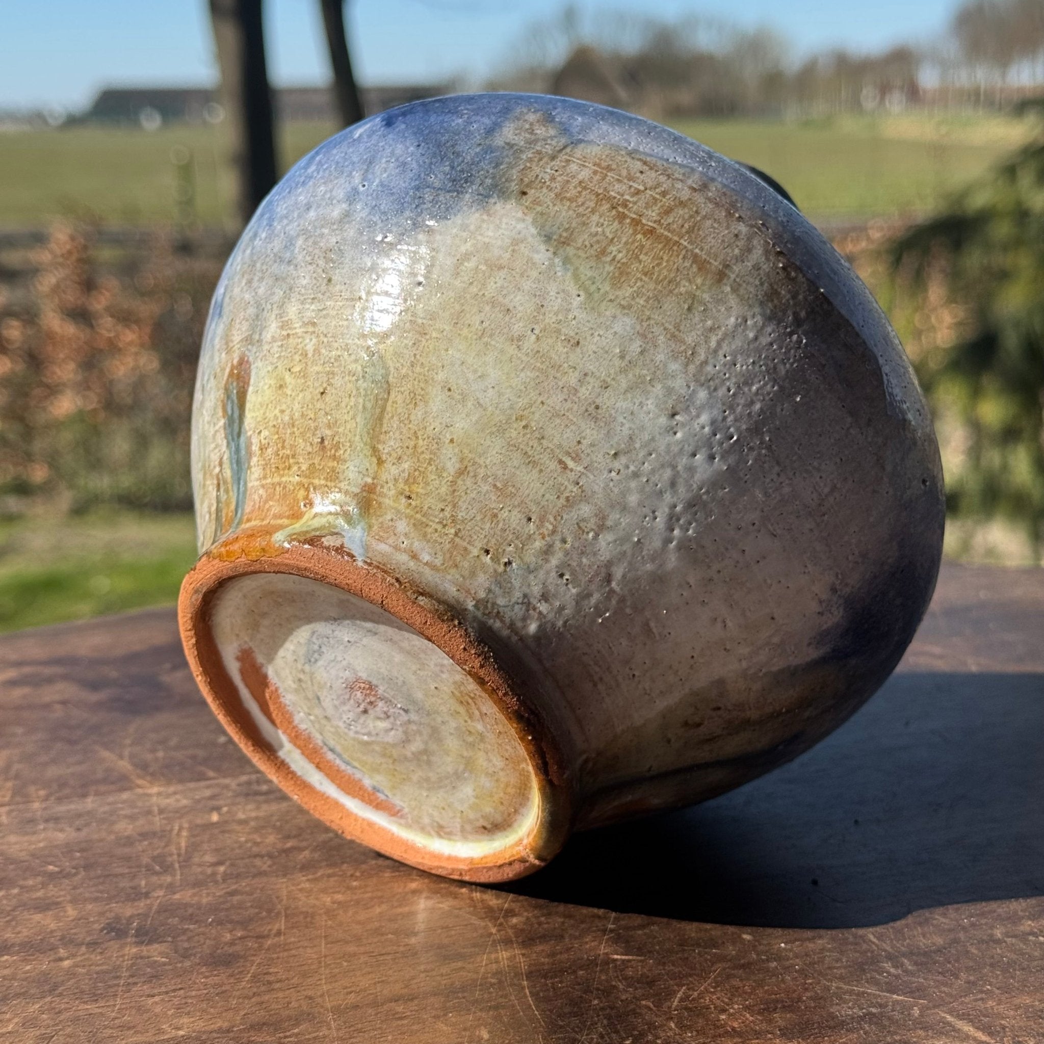 Blauwe Keramische Vaas - The Collectionist