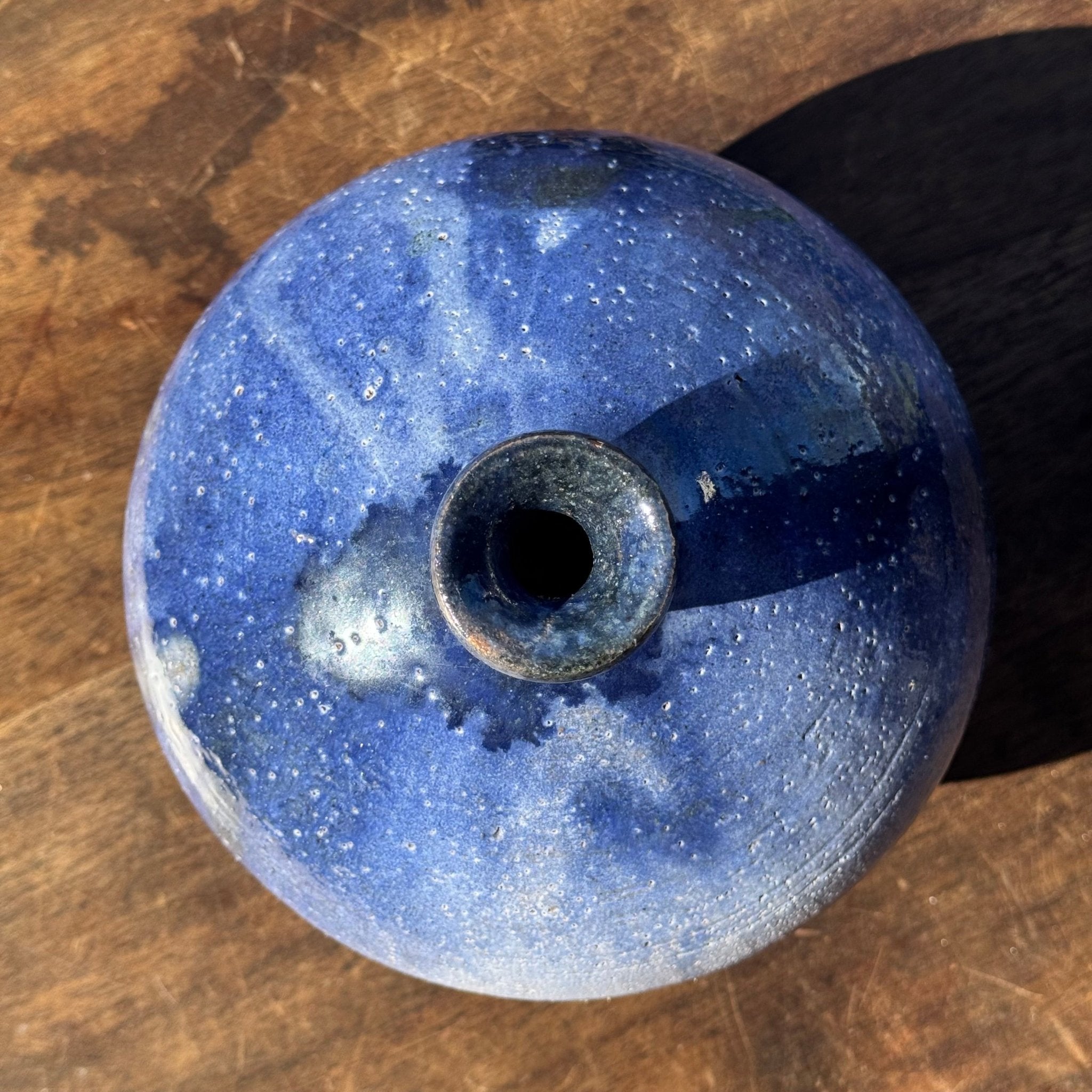 Blauwe Keramische Vaas - The Collectionist