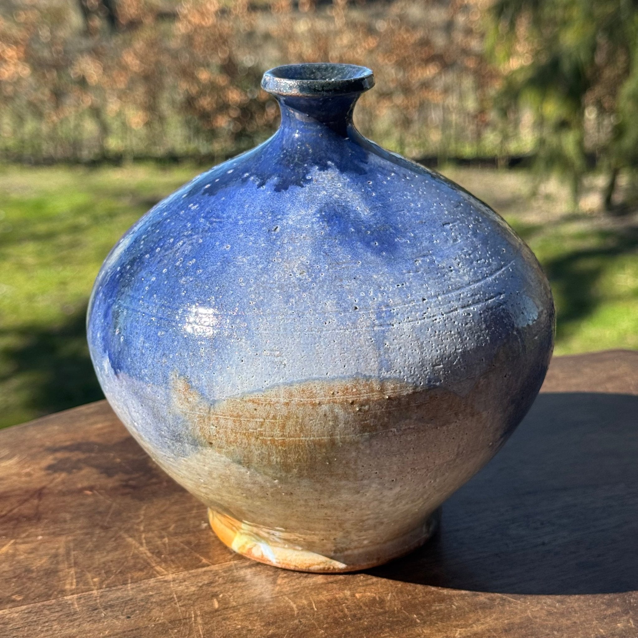 Blauwe Keramische Vaas - The Collectionist