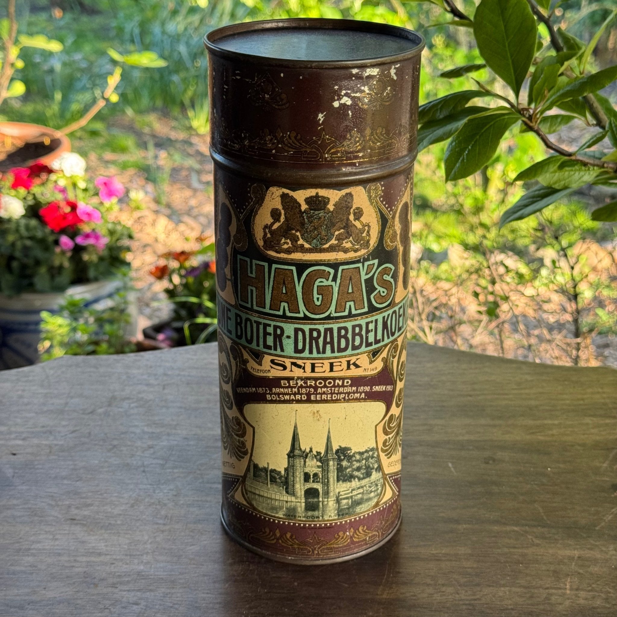 Blik Haga’s Fijne Boter Drabbelkoeken Sneek - The Collectionist