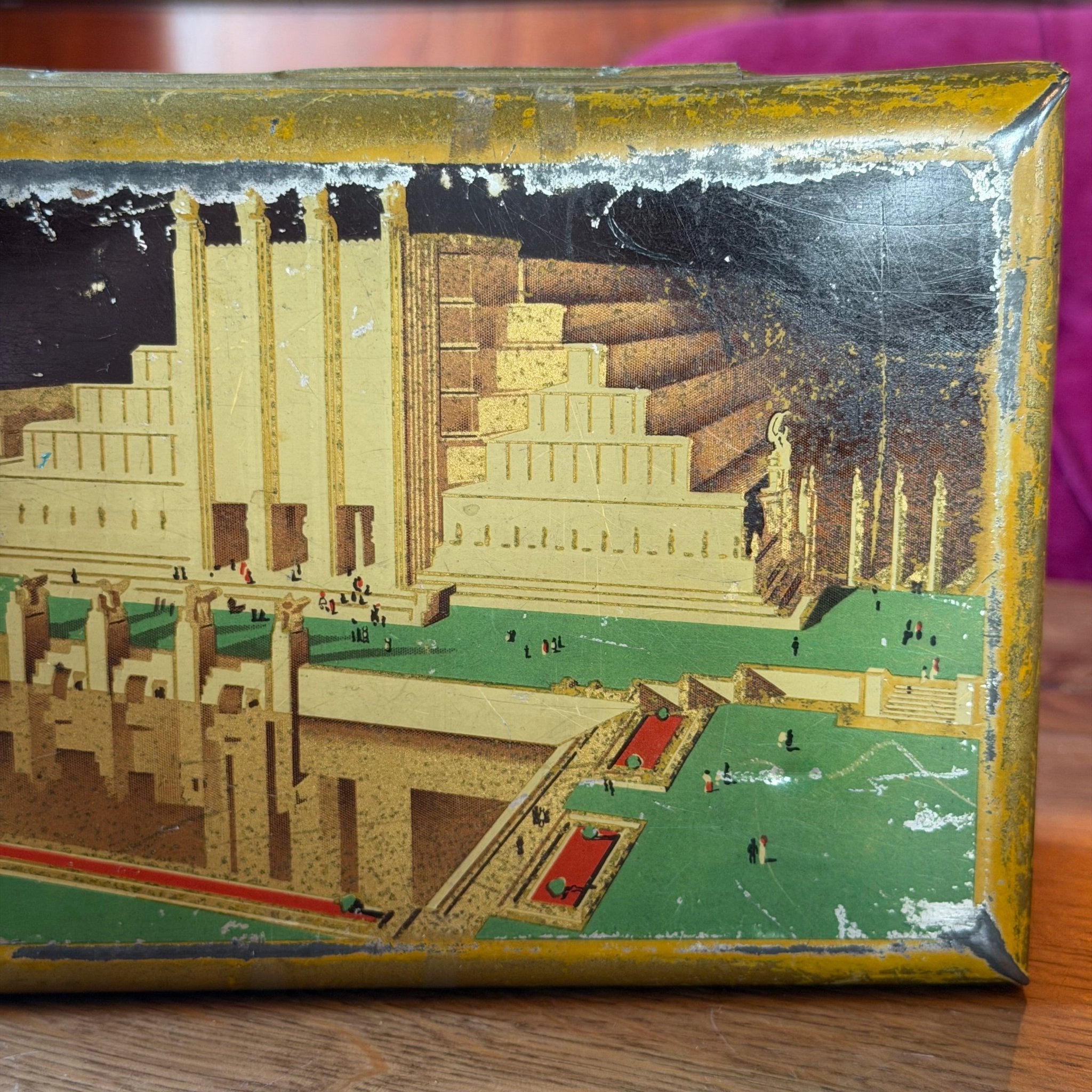 Côte d’Or chocoladeblik – Brussel Wereldtentoonstelling 1935