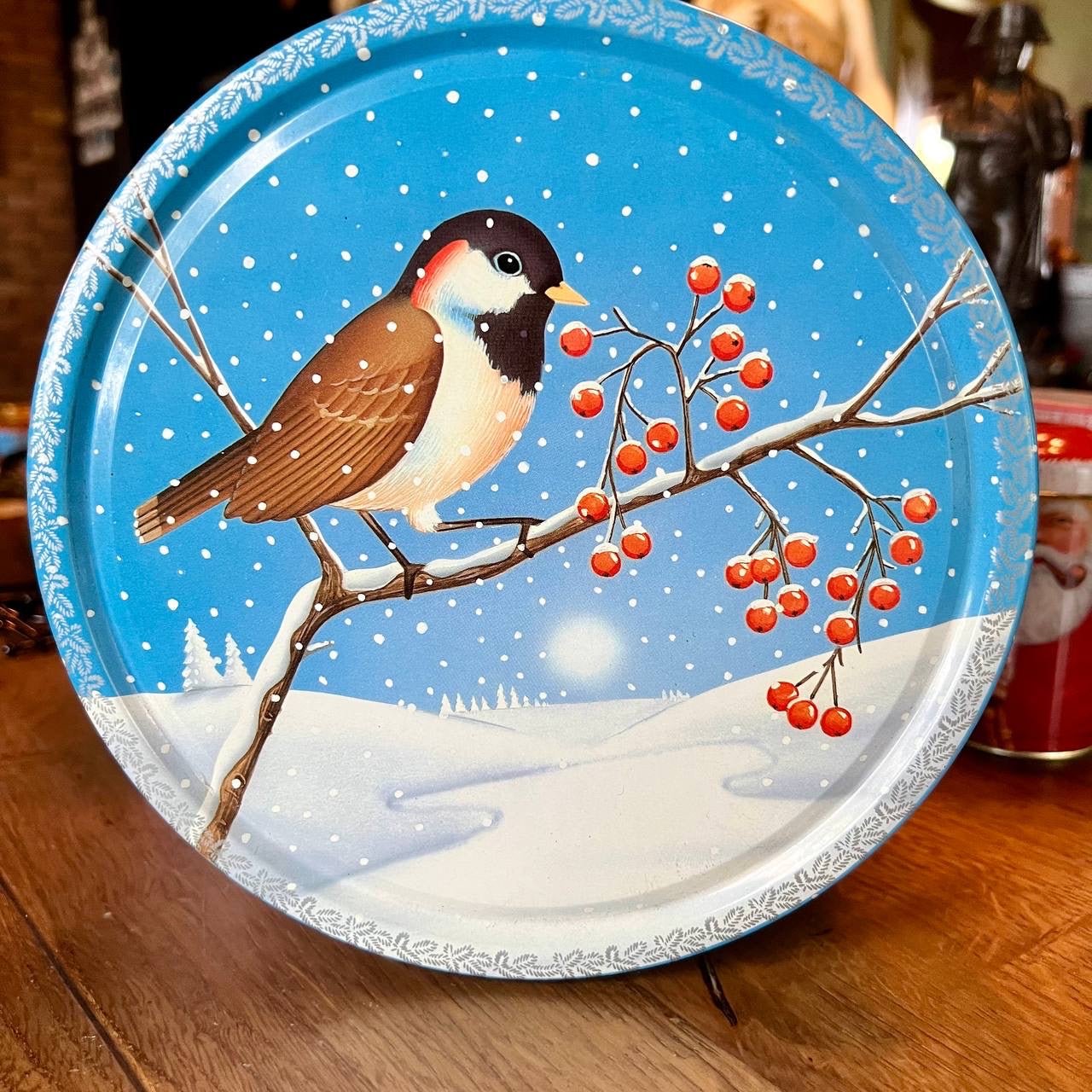 Danish Butter Cookies Blik met Winters Tafereel - The Collectionist