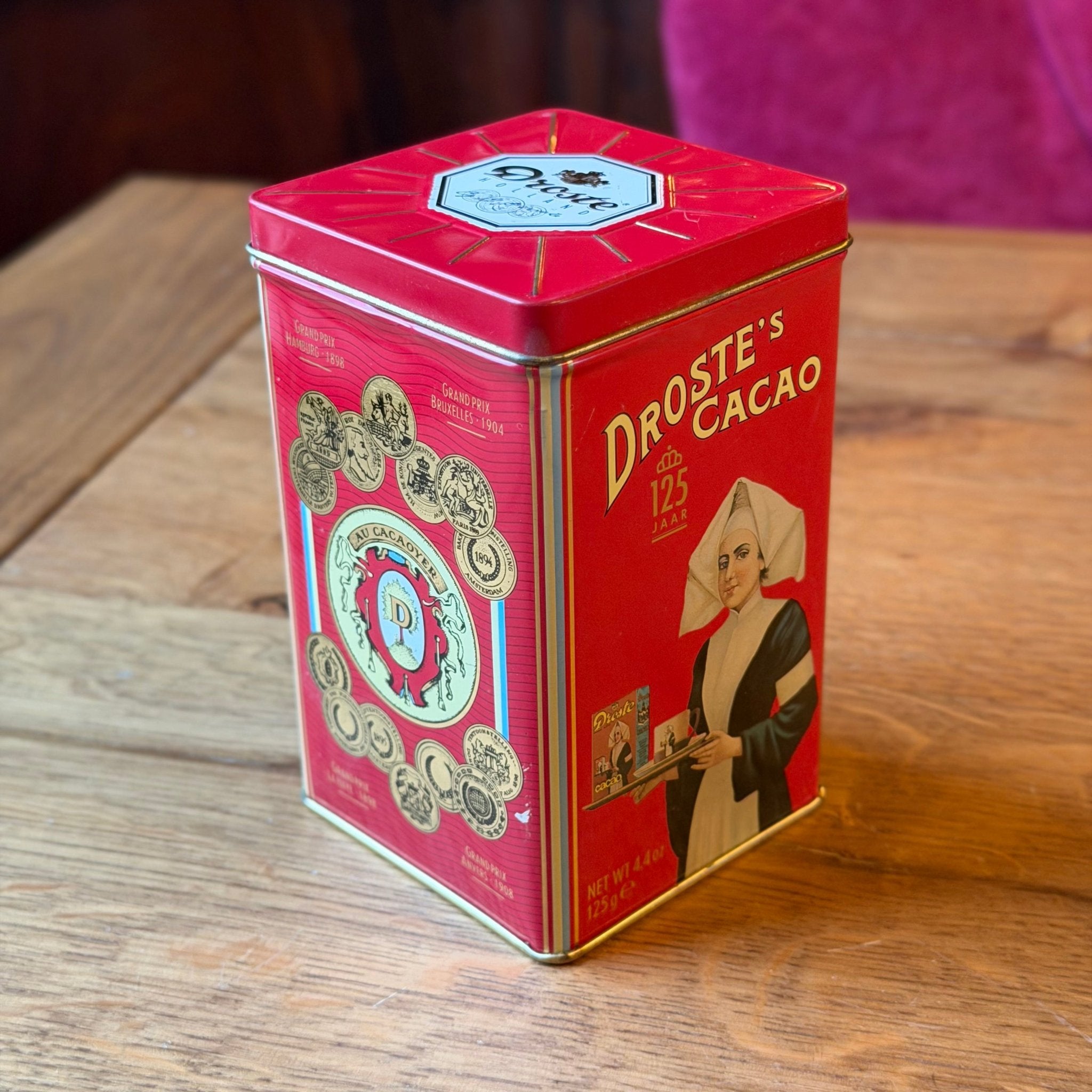 Droste’s Cacao 125 Jaar Jubileumblik met Flamingo - illustratie (1988) - The Collectionist