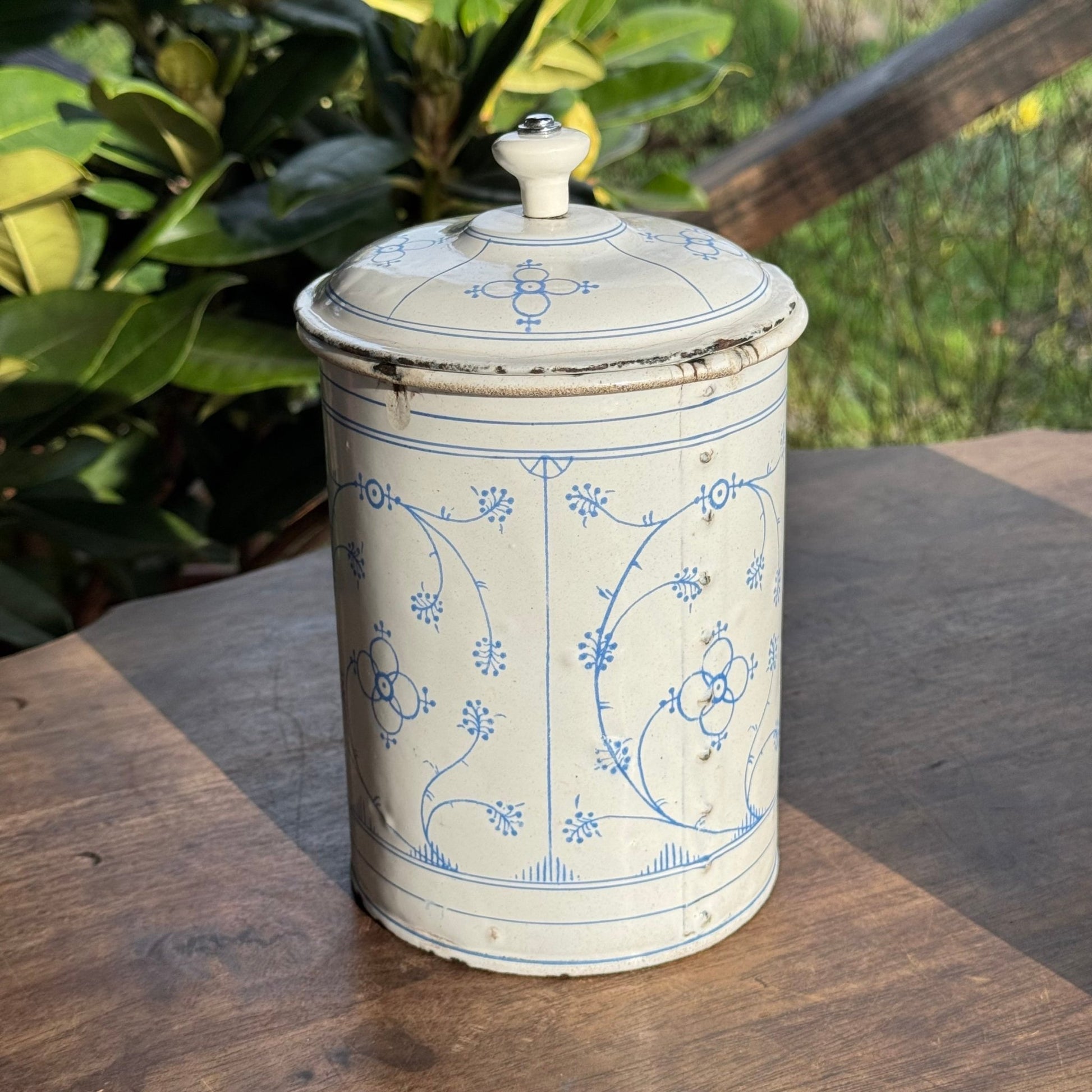 Emaille Koffie Thee en Suiker Bussen - The Collectionist