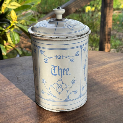 Emaille Koffie Thee en Suiker Bussen - The Collectionist