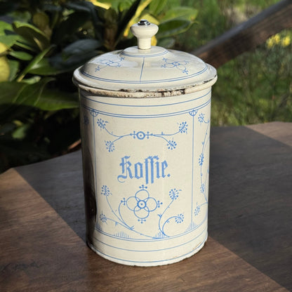 Emaille Koffie Thee en Suiker Bussen - The Collectionist