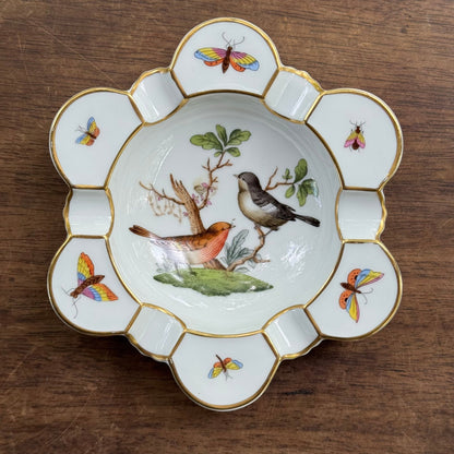 Herend Porselein Asbak Met Vogels - The Collectionist