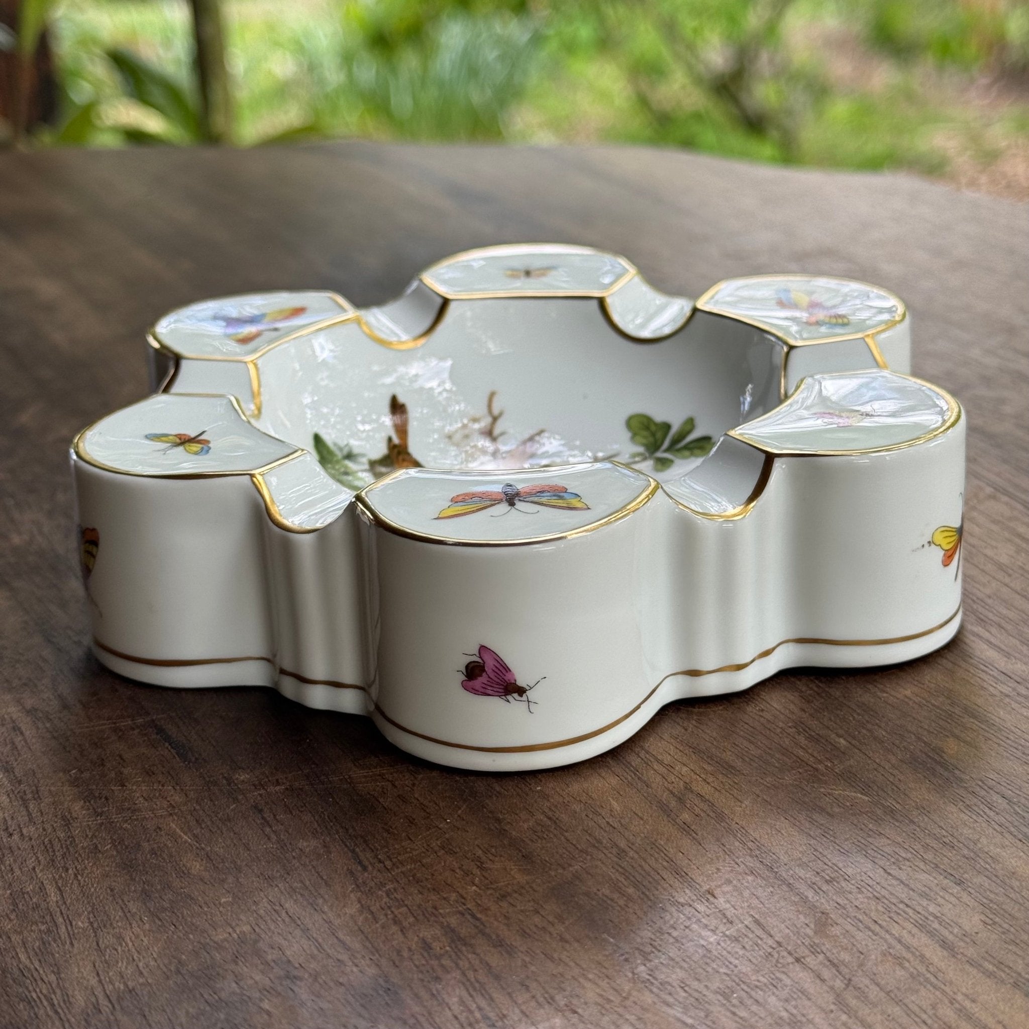 Herend Porselein Asbak Met Vogels - The Collectionist