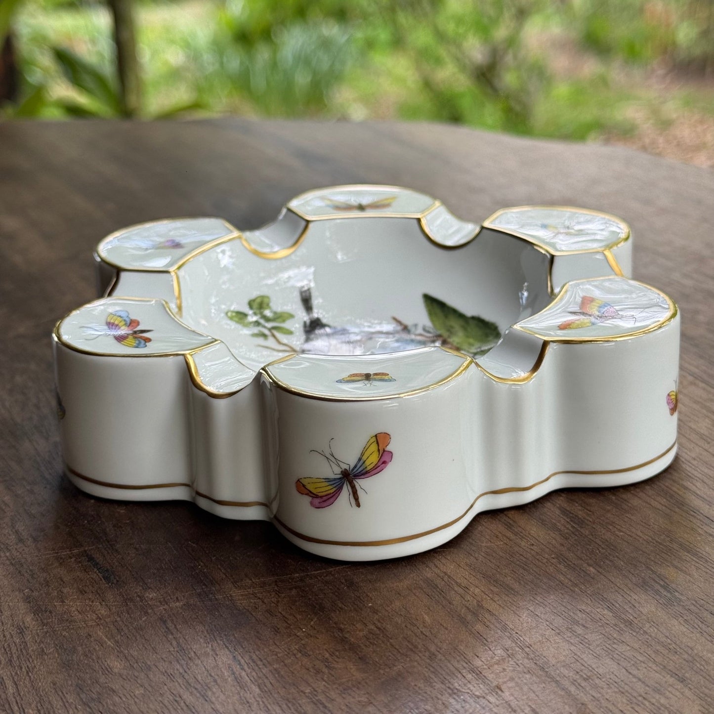 Herend Porselein Asbak Met Vogels - The Collectionist