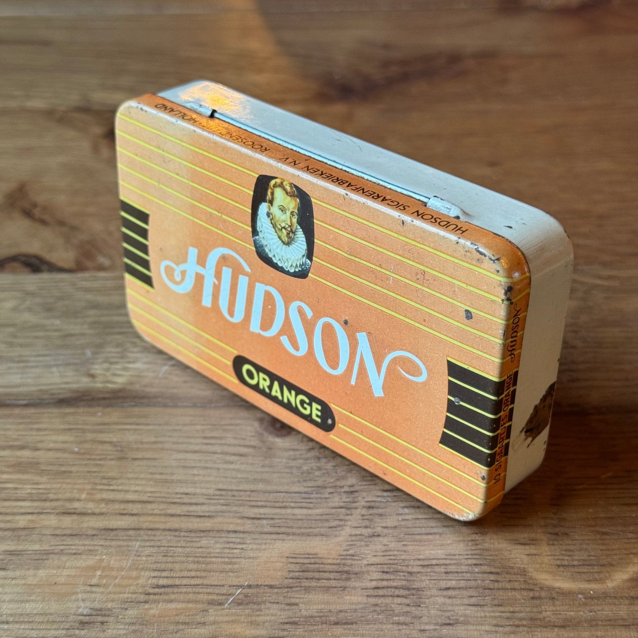 Hudson Orange sigarenblik – Roosendaal Holland - The Collectionist