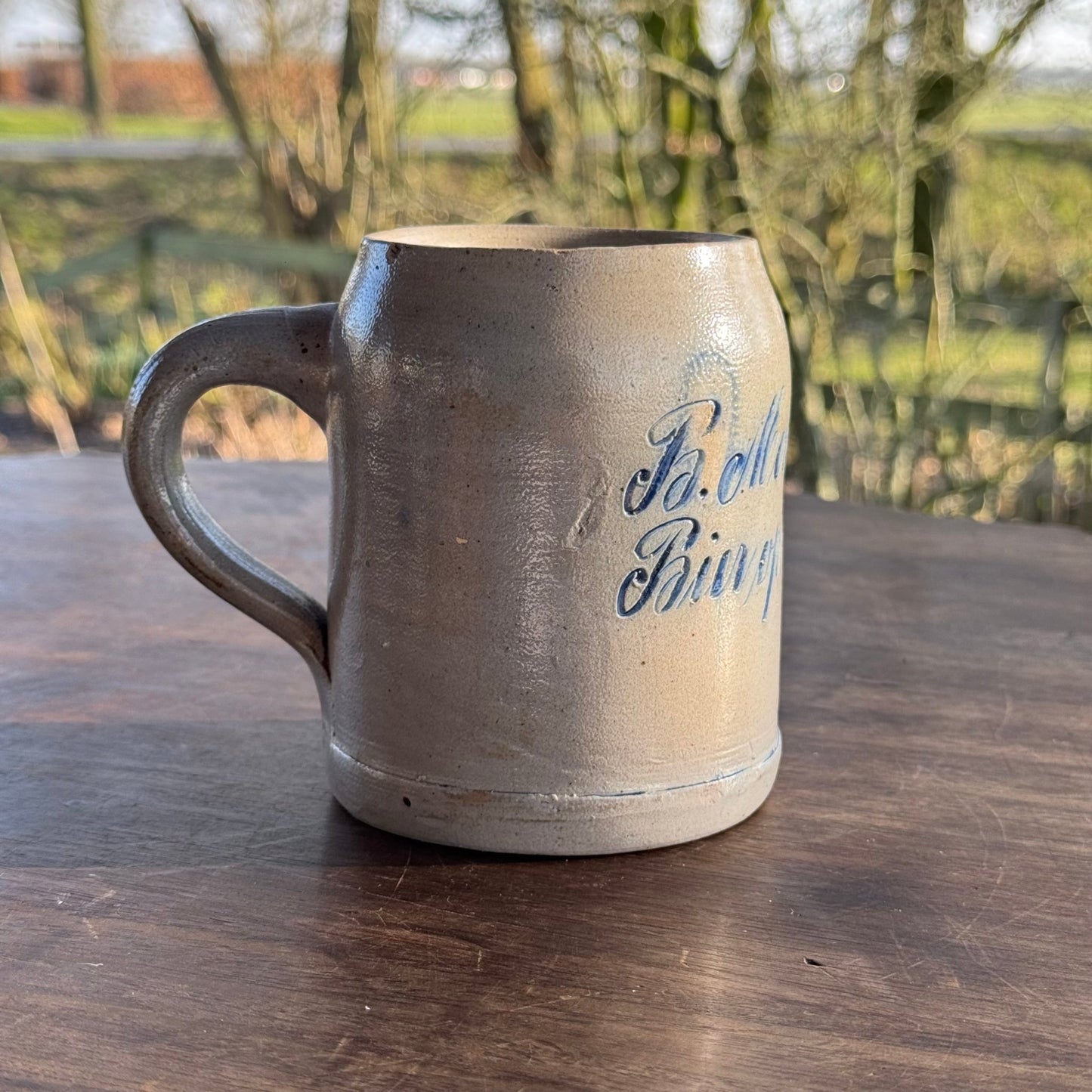 Keuls Aardewerk Bierpul B. Moerbeek 1870 - 1890 - The Collectionist