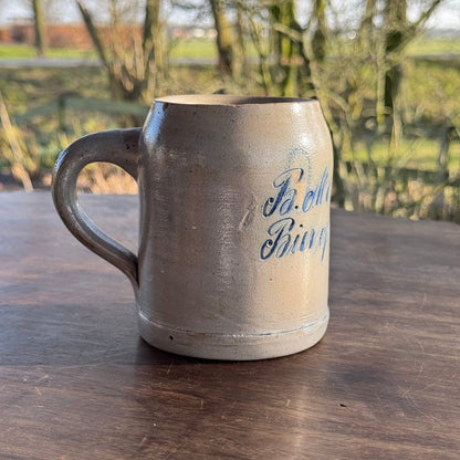 Keuls Aardewerk Bierpul B. Moerbeek 1870 - 1890 - The Collectionist