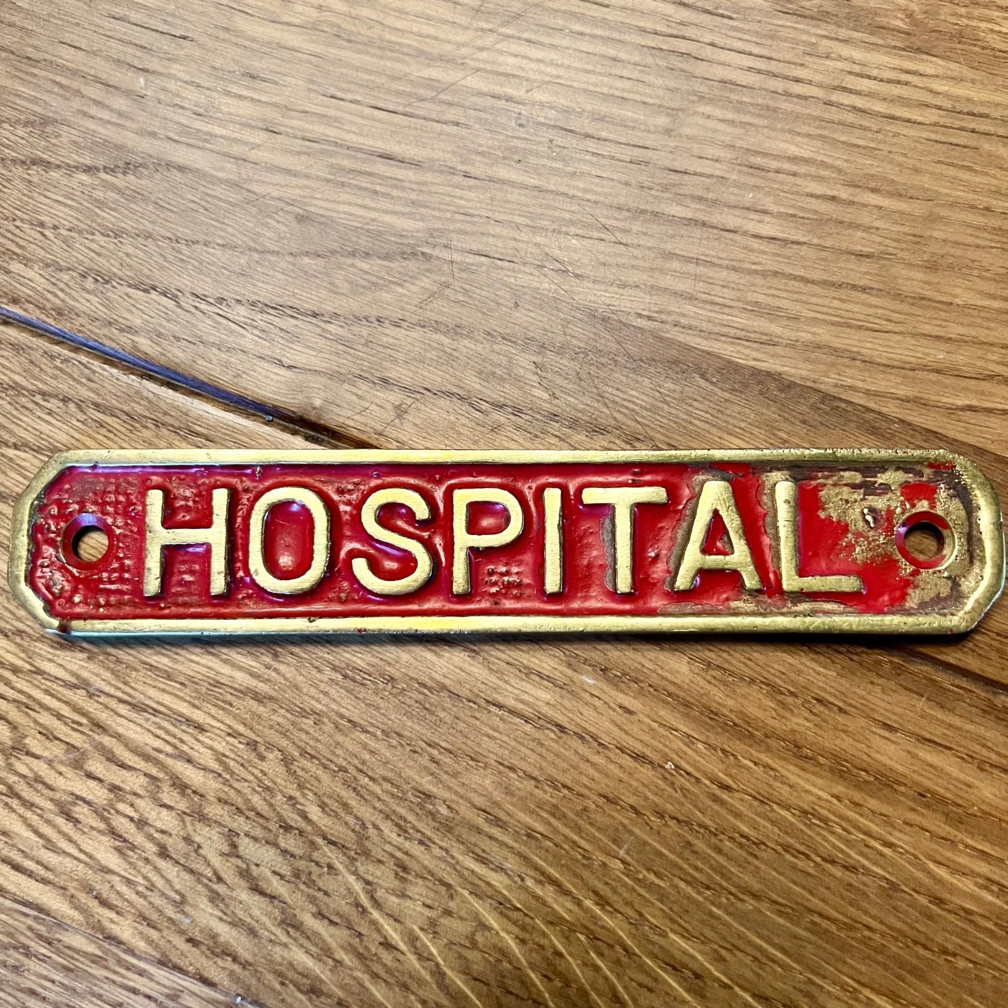 Koperen Plaquette Hospital - The Collectionist