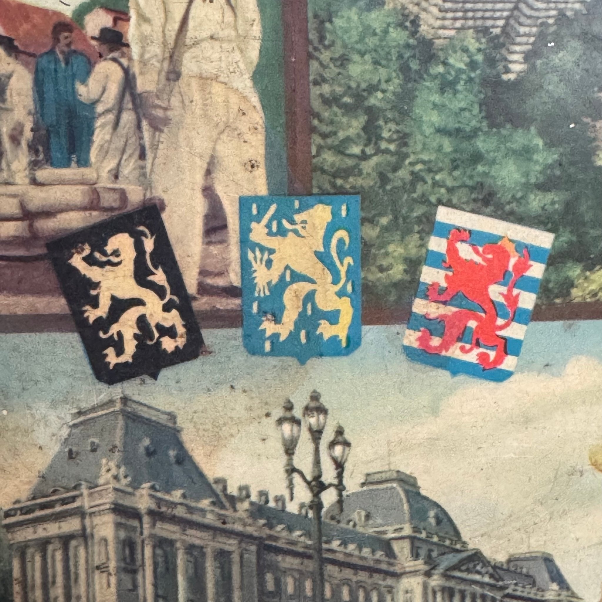 Lonka Benelux toffeeblik – stadsgezichten Nederland België Luxemburg – ca. 1955–1965 - The Collectionist