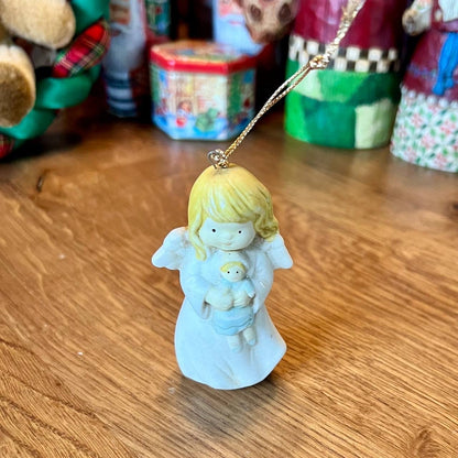 Porseleinen kerst engel ornament - The Collectionist