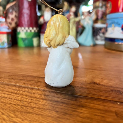 Porseleinen kerst engel ornament - The Collectionist