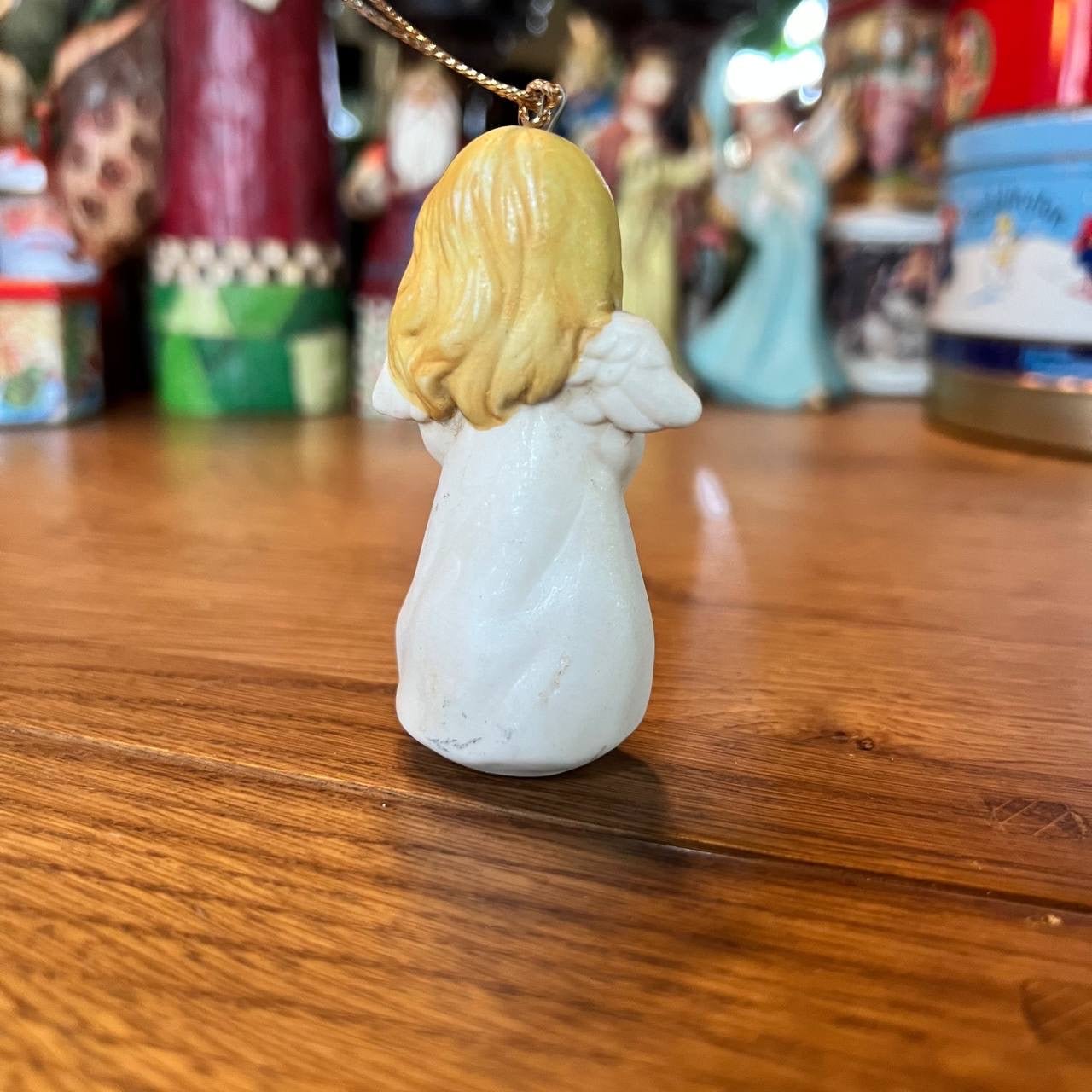 Porseleinen kerst engel ornament - The Collectionist