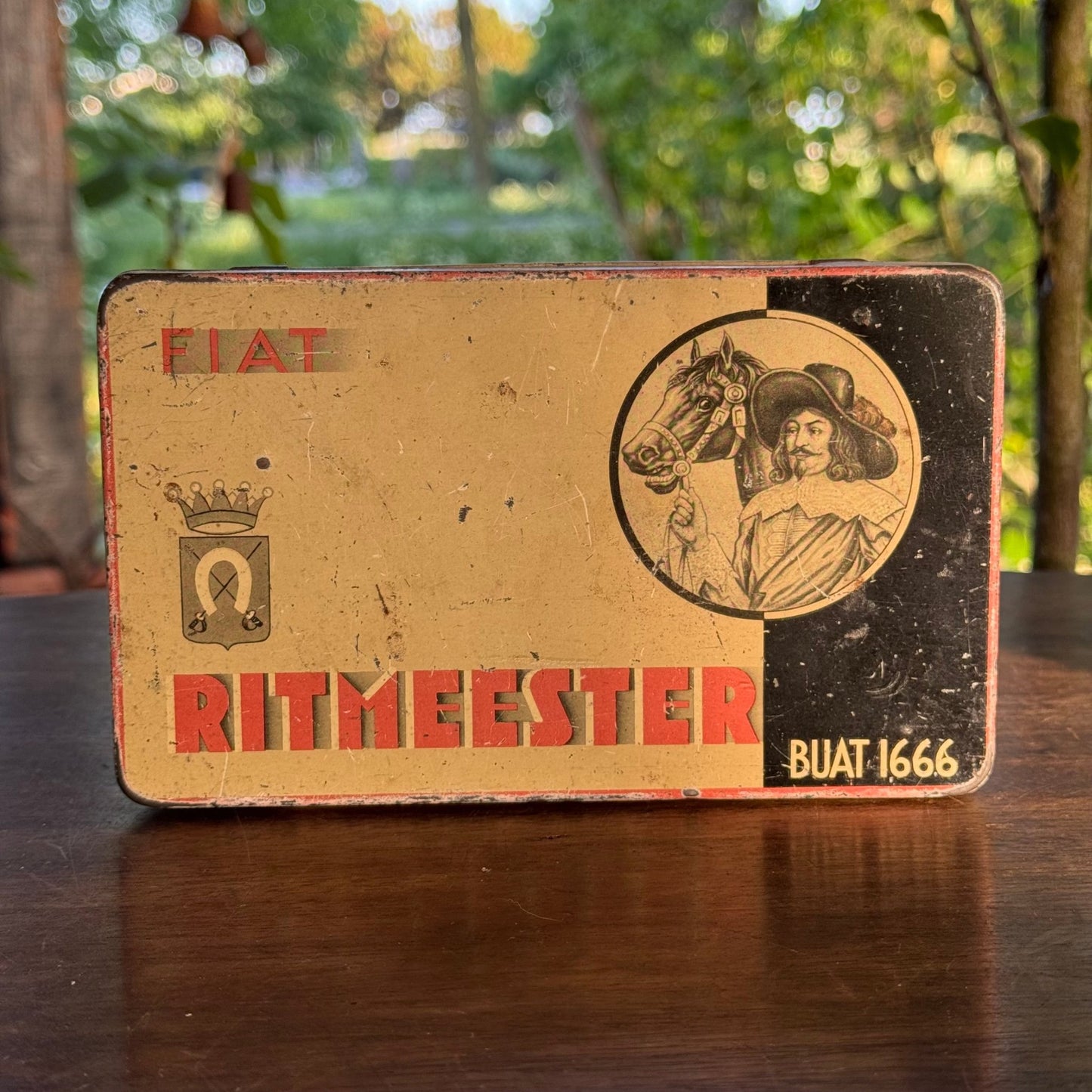 Ritmeester Fiat Sigarenblik Buat 1666 - The Collectionist