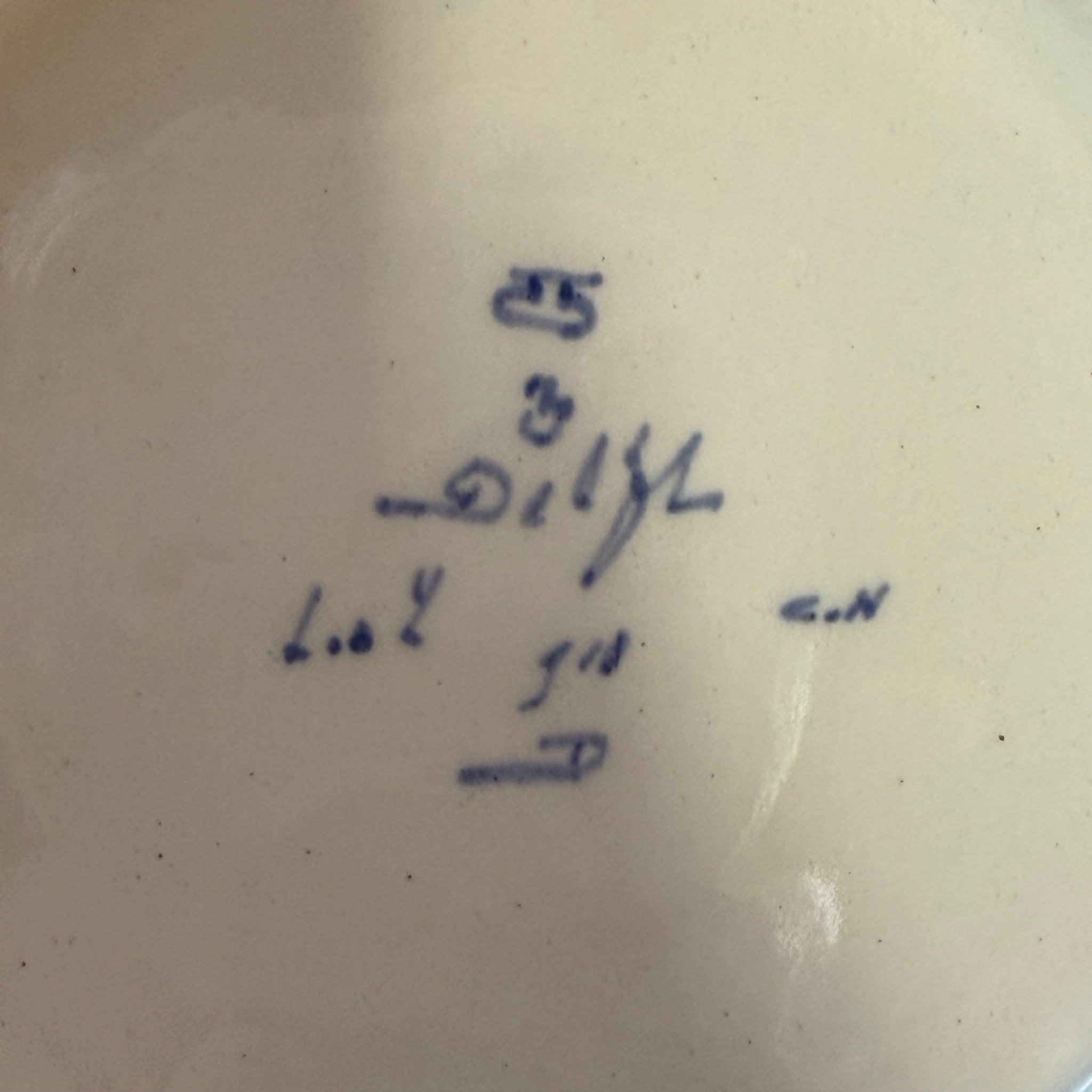 Royal Delft Wandbord – Handbeschilderd Blauw - Wit Bloemmotief – De Porceleyne Fles - The Collectionist