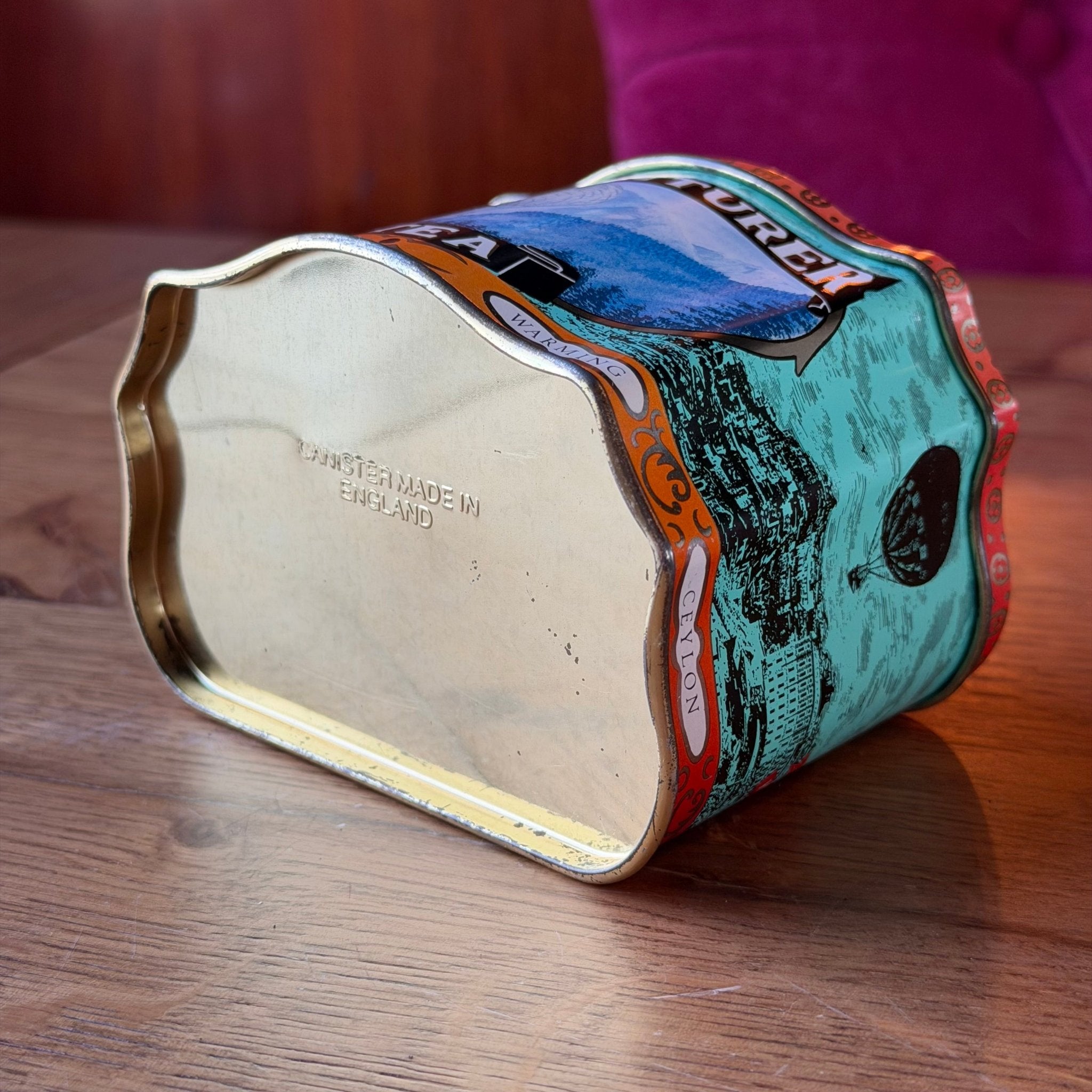 Vintage Adventurer Tea Tin – Engels Theeblik – Made in England