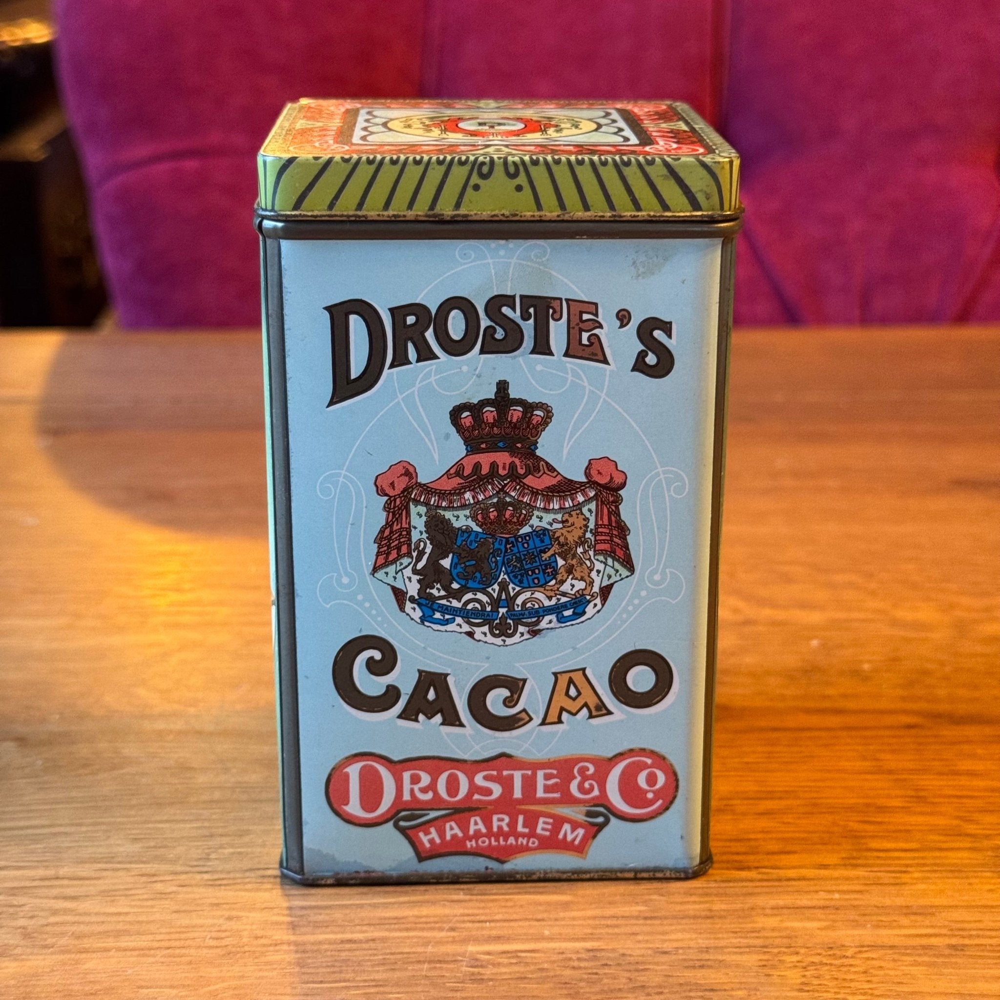 Vintage Blik Droste's Cacao & Chocolade - Verpleegster & Meisjes - Haarlem - The Collectionist