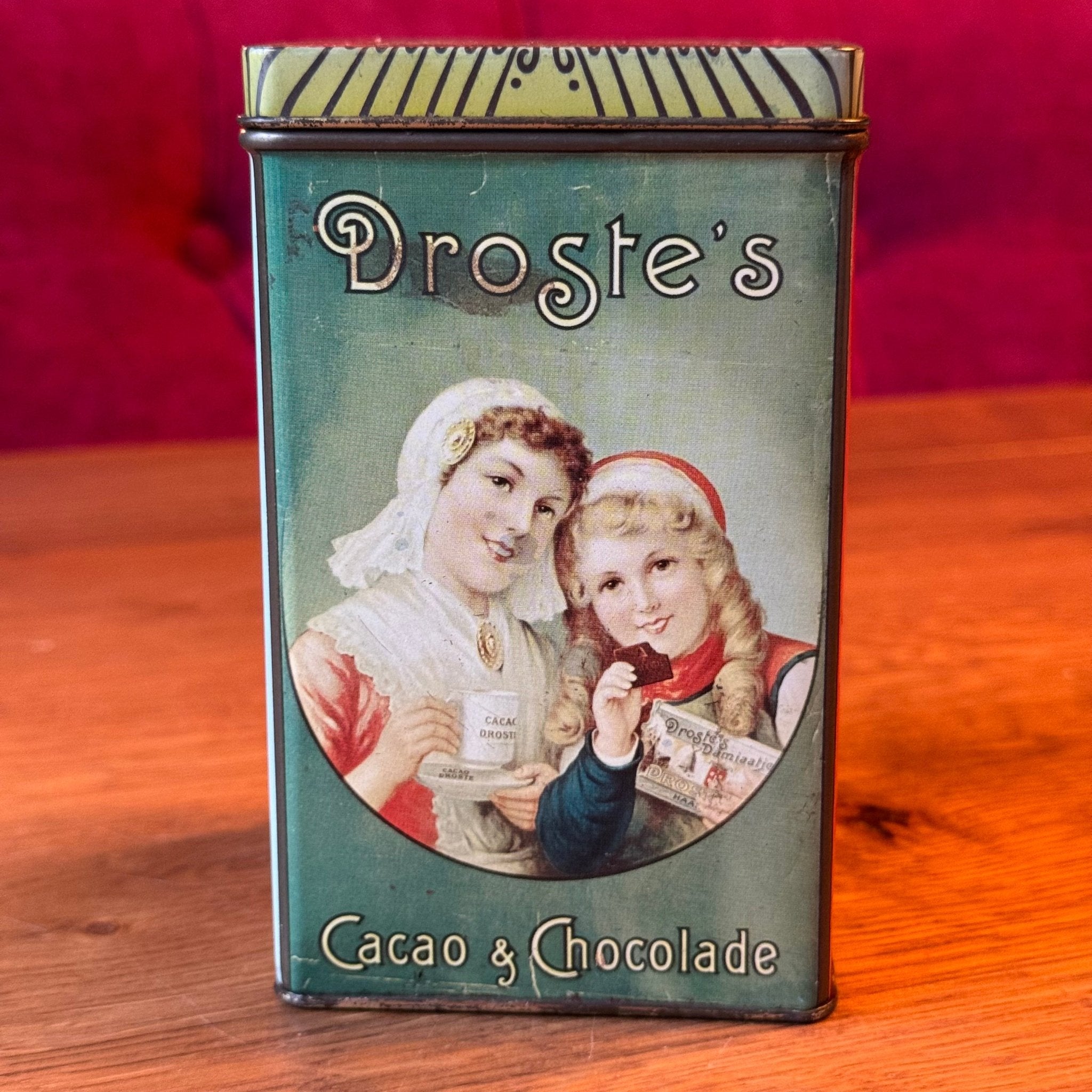 Vintage Blik Droste's Cacao & Chocolade - Verpleegster & Meisjes - Haarlem - The Collectionist