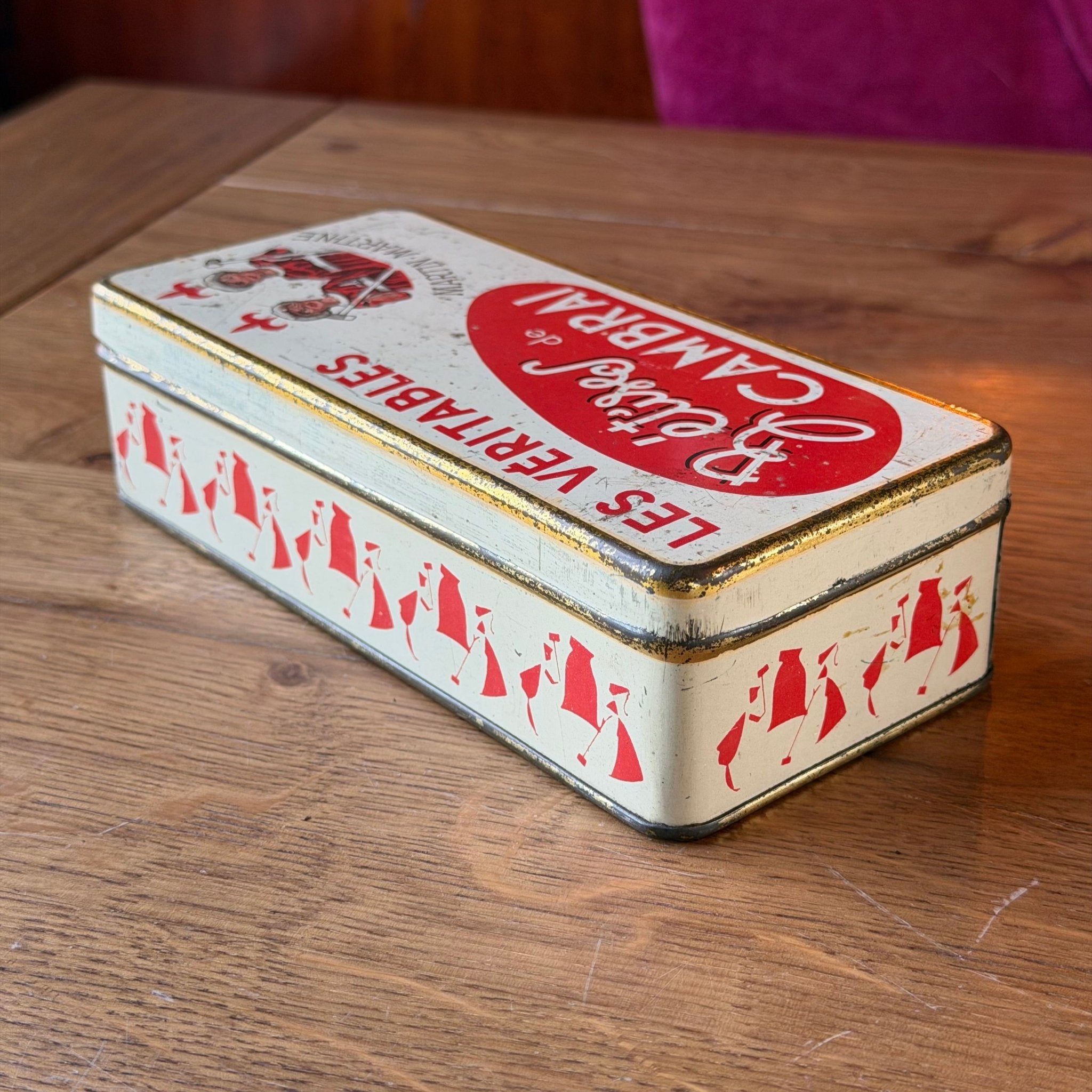 Vintage Frans Snoepblik “Les Véritables Bêtises de Cambrai” – Martin Martine