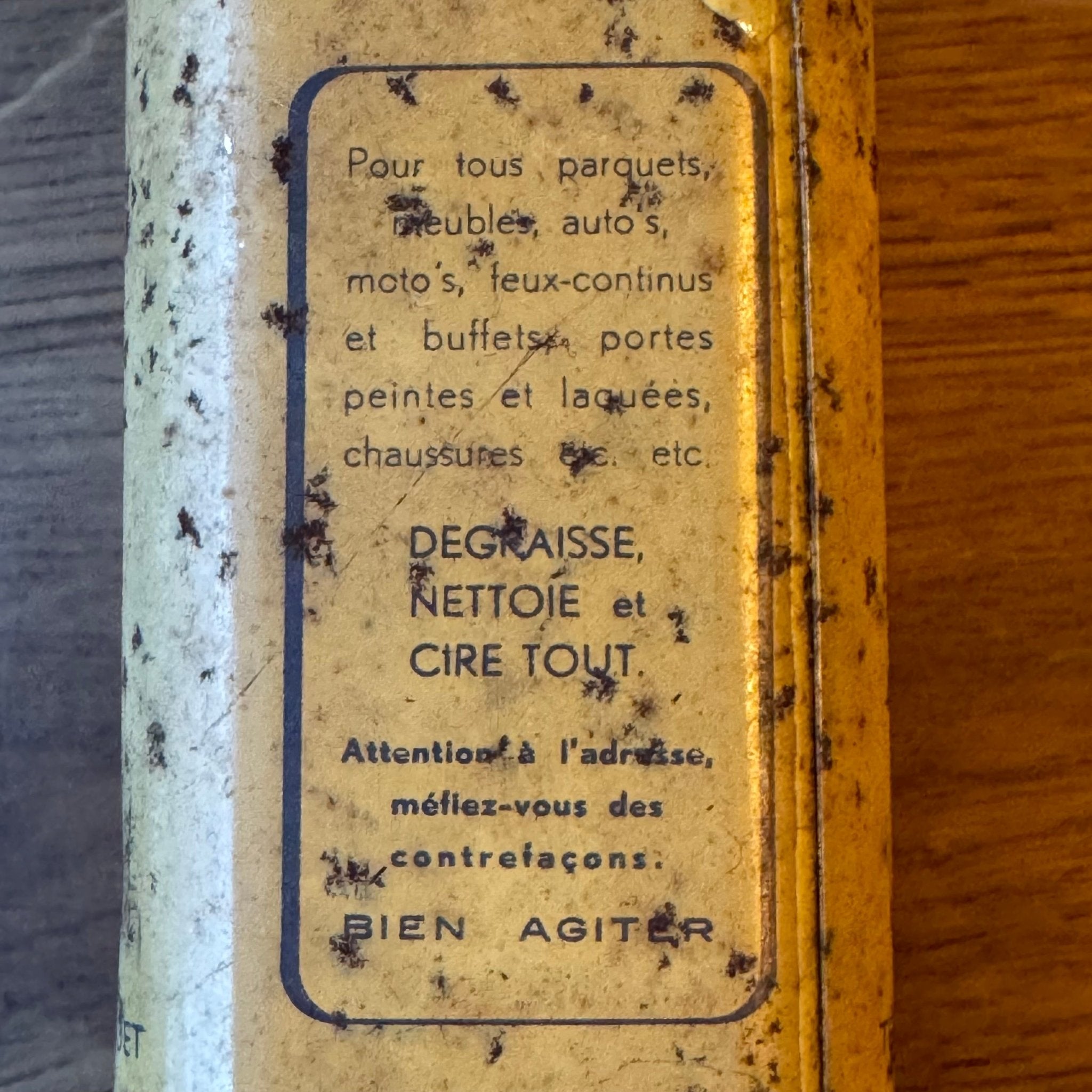 Vintage “Het Bieke” politoerboenwas blik – Wilrijk Antwerpen – vroege 20e eeuw - The Collectionist