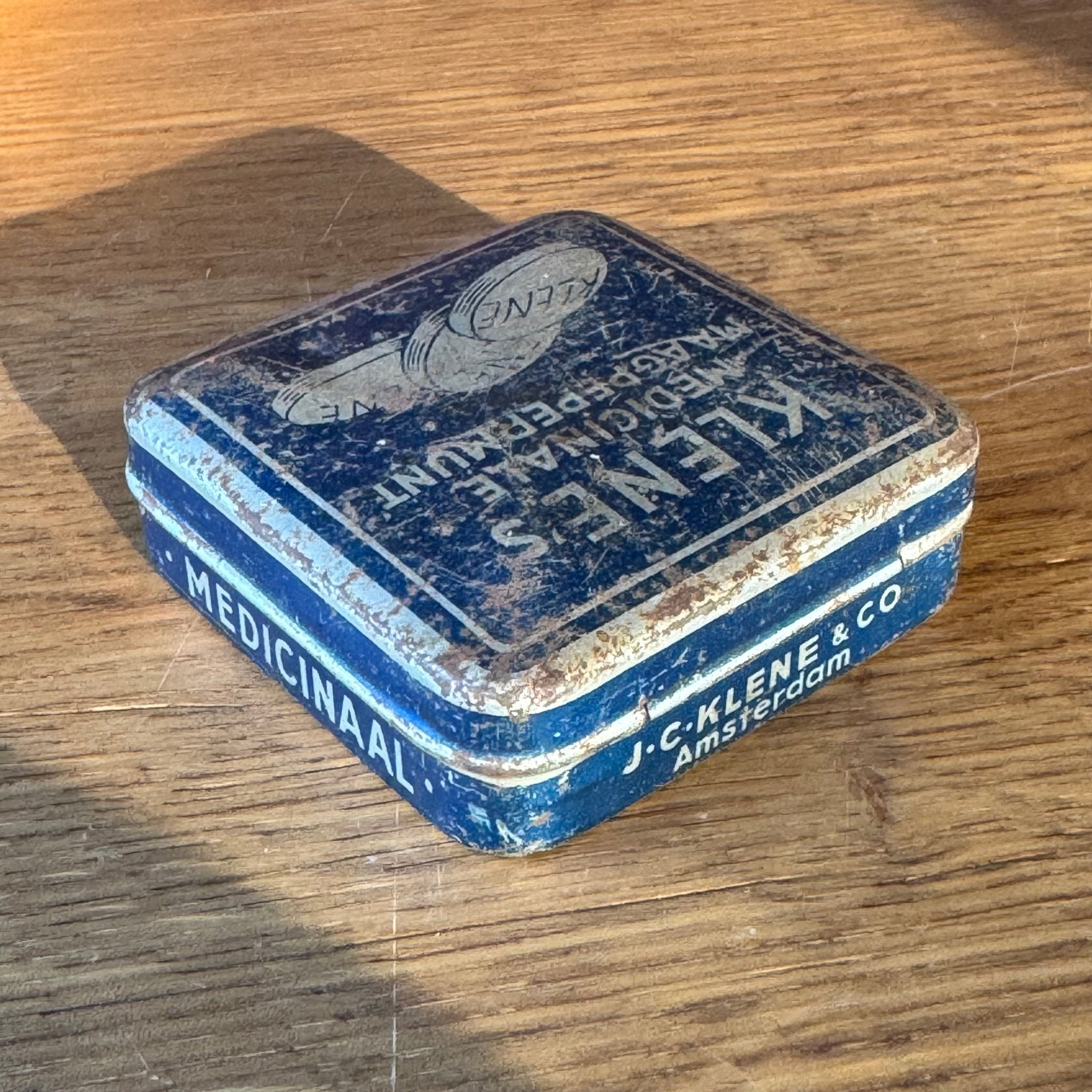 Vintage Klene’s Medicinale Maagpepermunt Blik – J.C. Klene & Co Amsterdam - The Collectionist