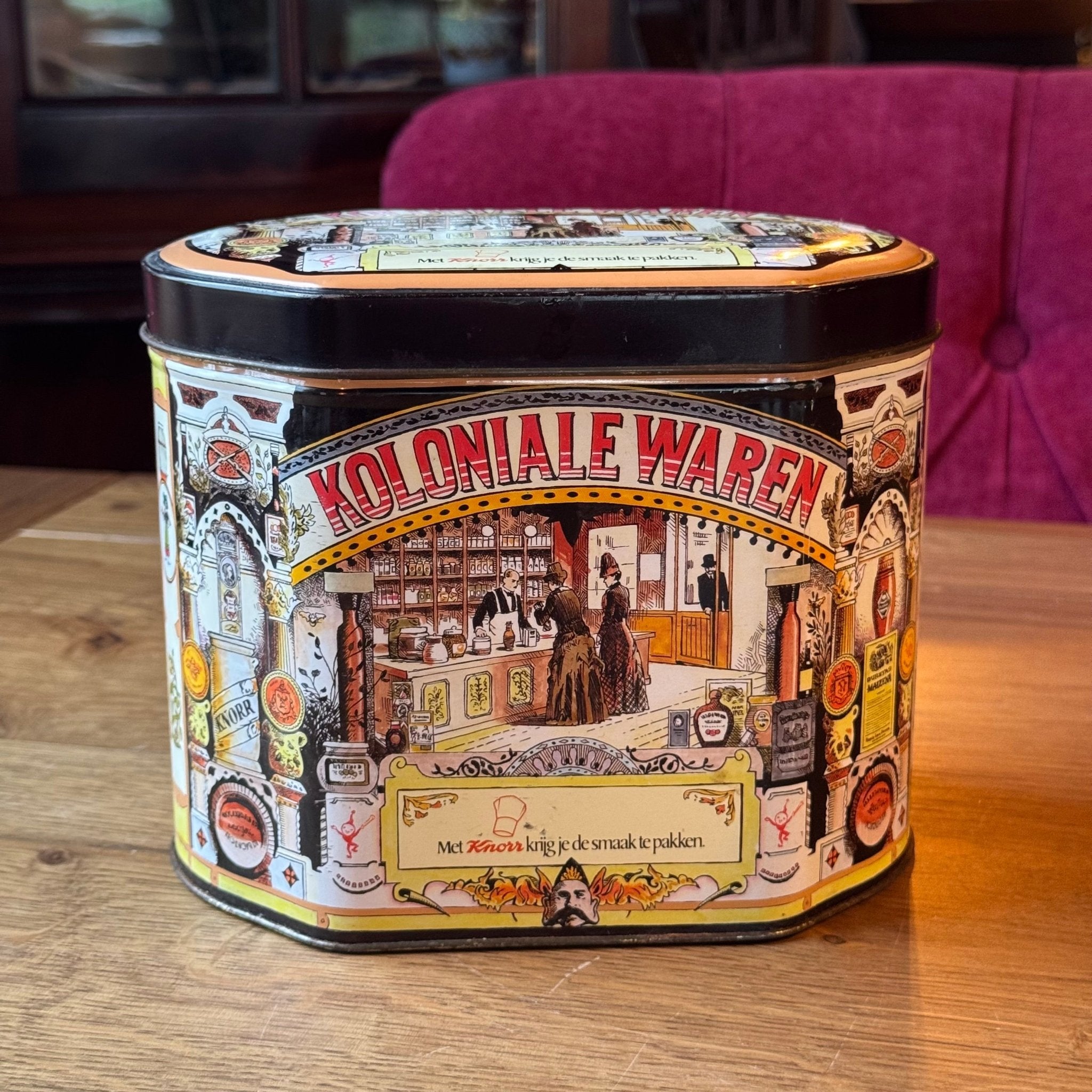 Vintage Knorr Blik - Koloniale Waren - Nostalgisch Winkelinterieur - The Collectionist