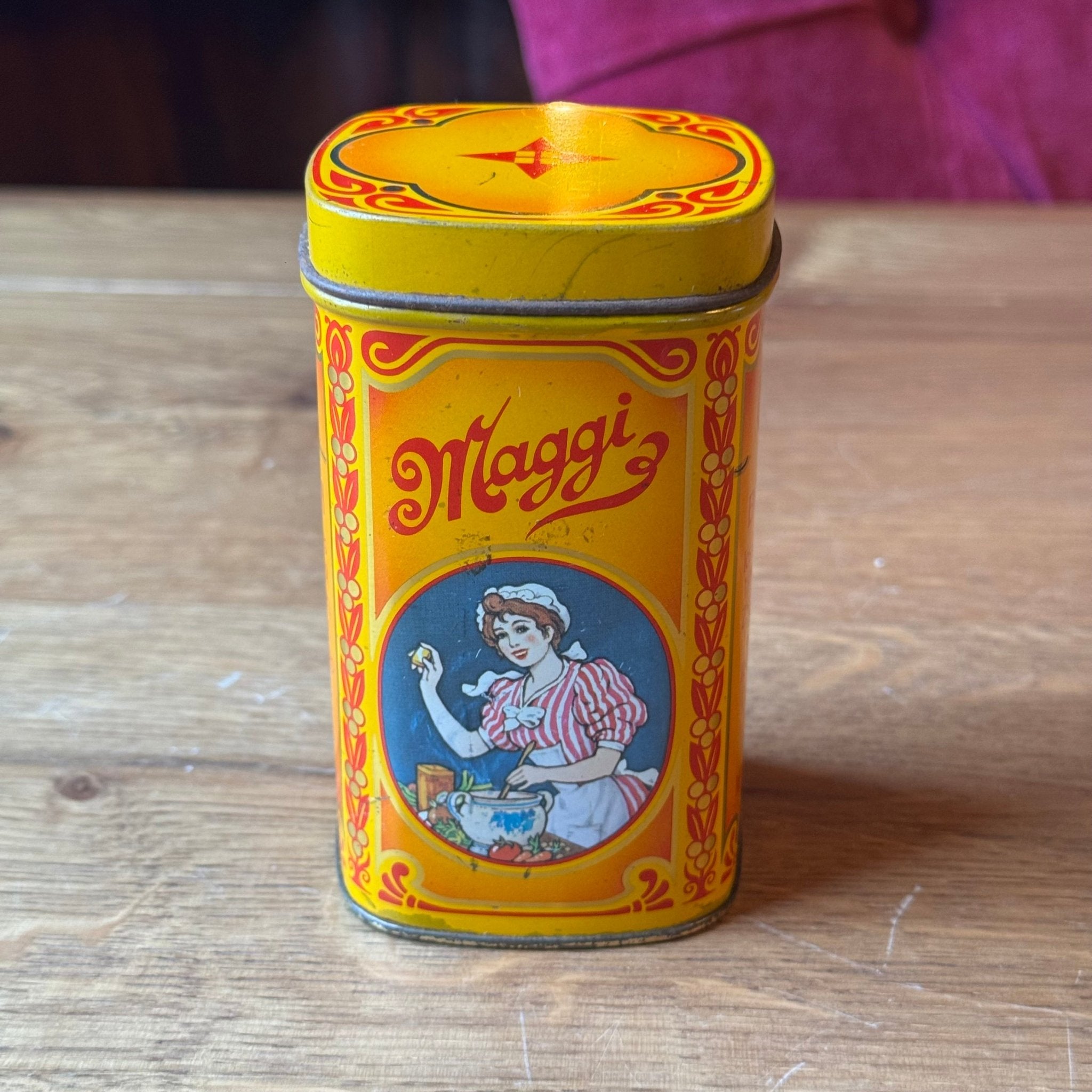 Vintage Maggi Bouillon Blikje - De Gouden Blokjes (Jaren '80) - The Collectionist
