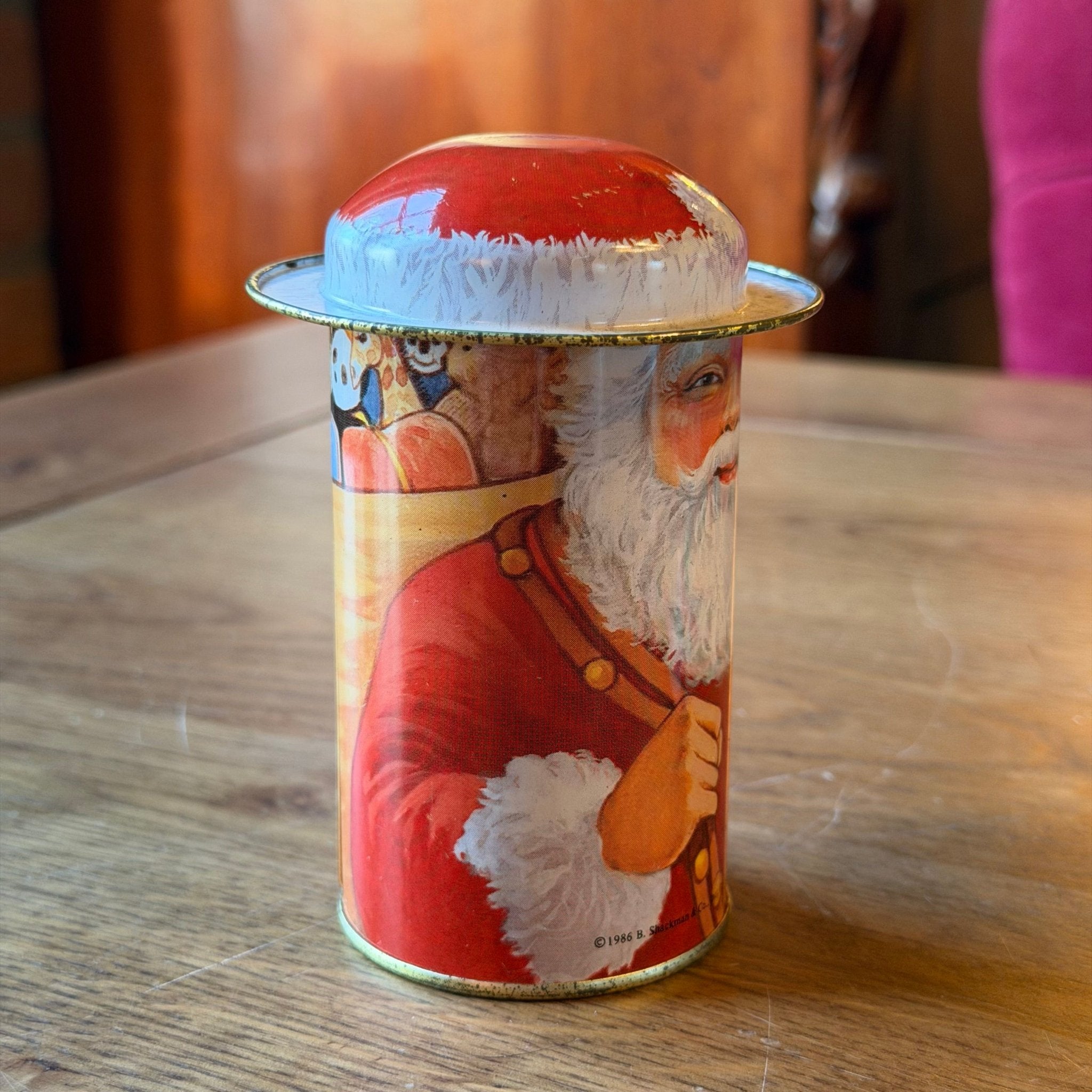 Vintage Santa Claus Blikken Set van 3 – B. Shackman & Co. (1986) - The Collectionist