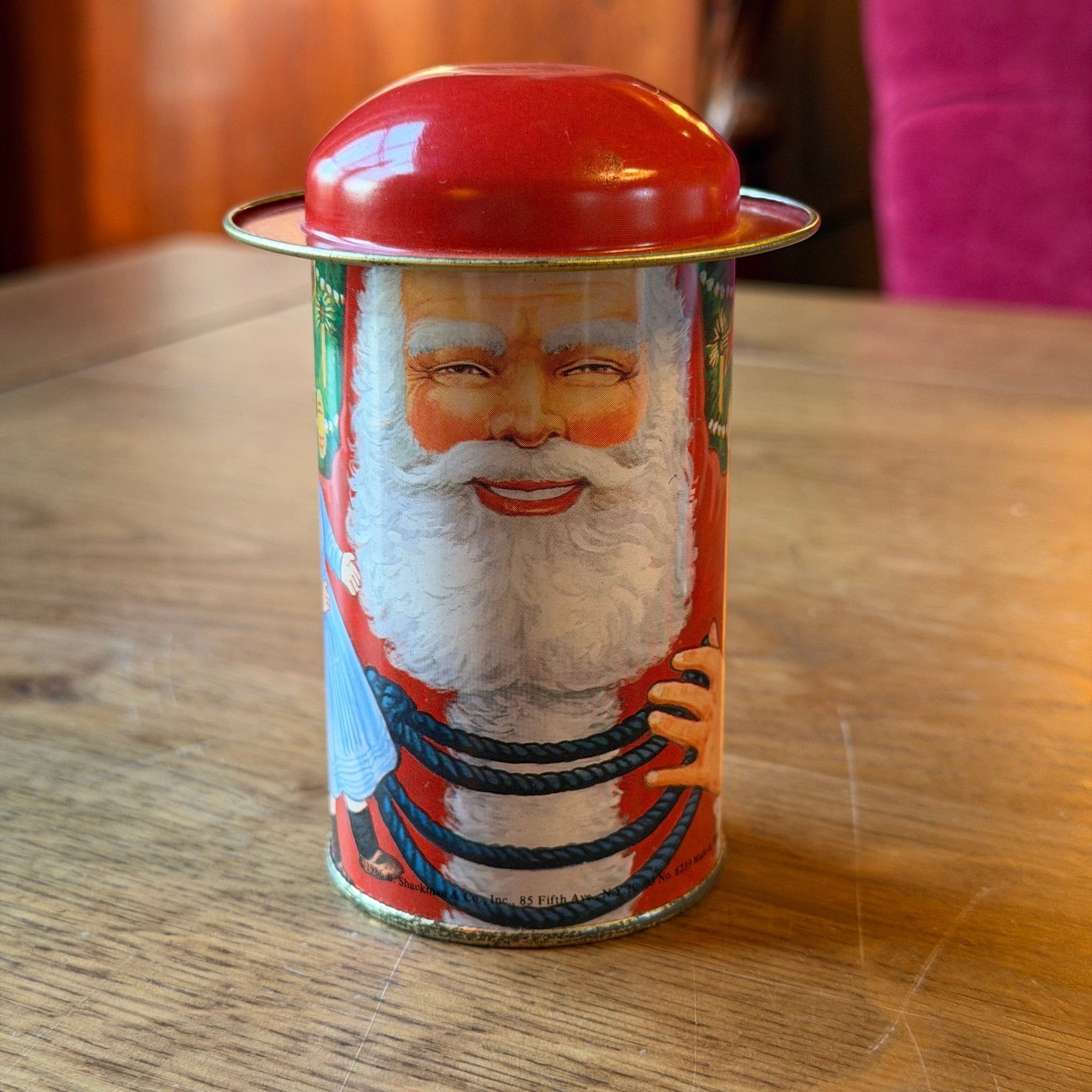 Vintage Santa Claus Blikken Set van 3 – B. Shackman & Co. (1986) - The Collectionist