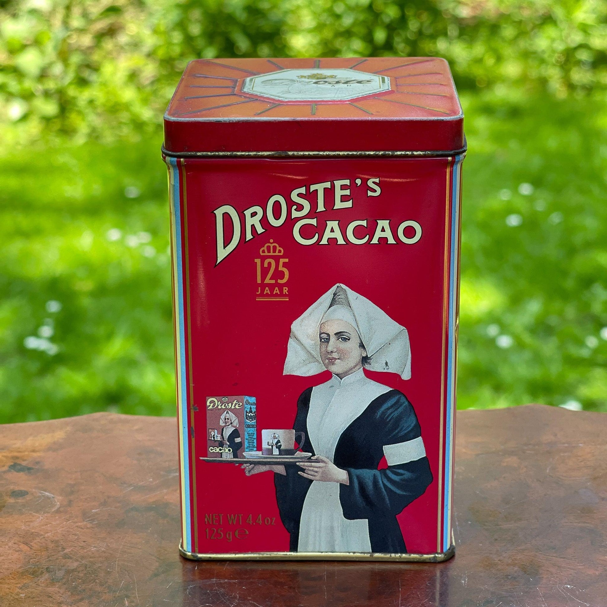 125 jaar Droste Cacao blik - Bamestra Curiosa