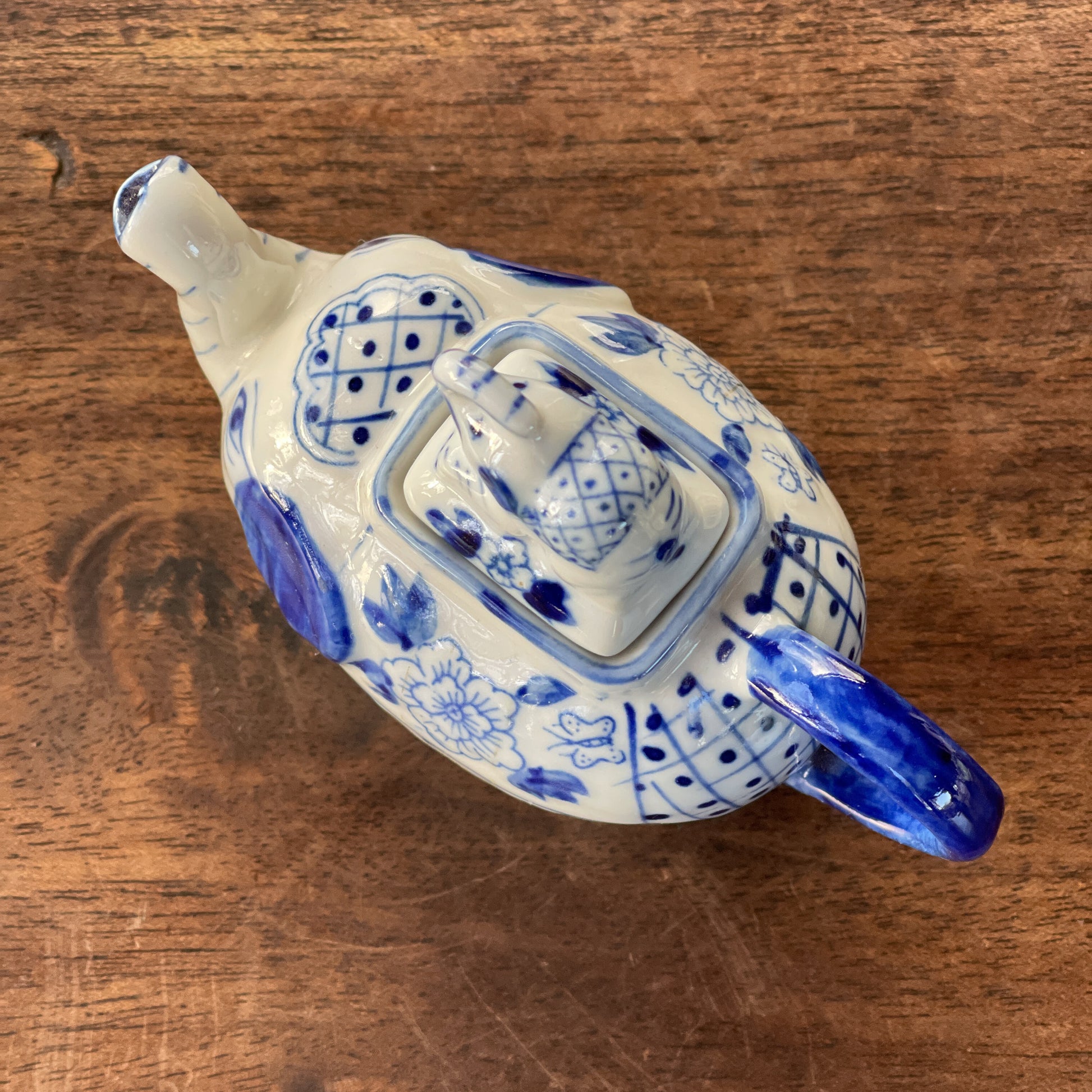 Delfts Blauw Theepotje Olifant - Bamestra Curiosa