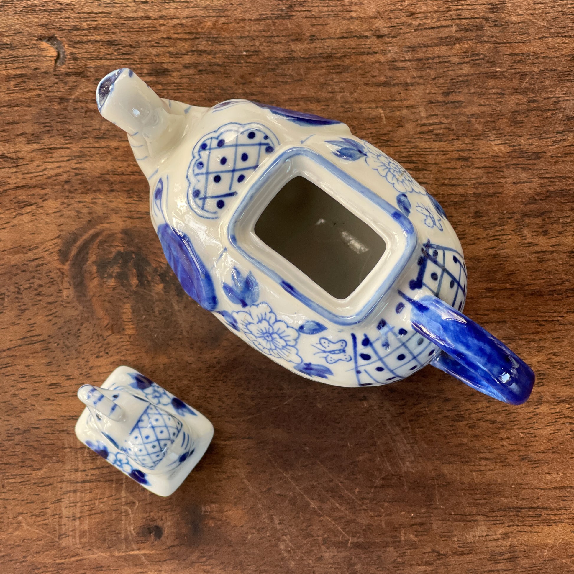 Delfts Blauw Theepotje Olifant - Bamestra Curiosa