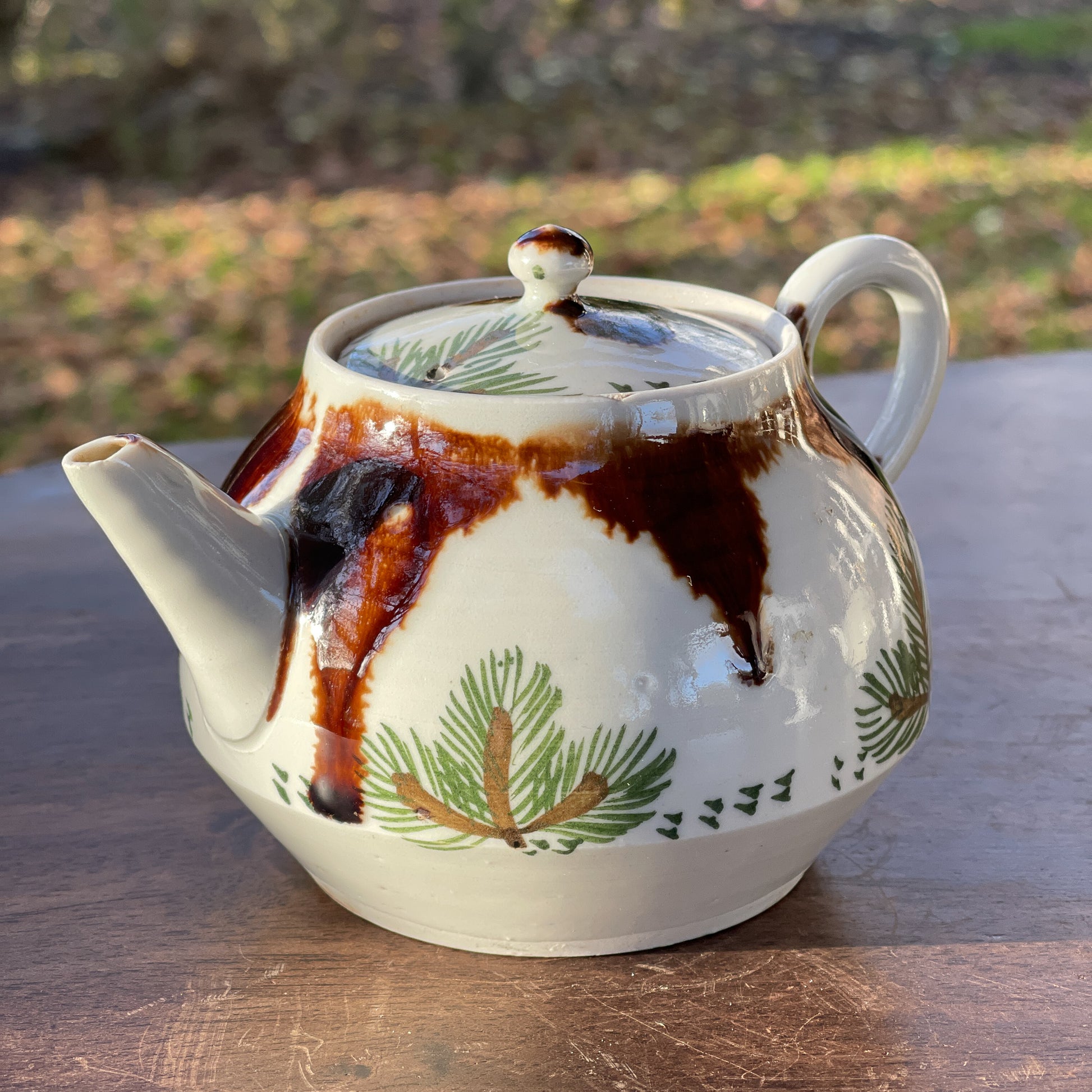 Vintage Japans Theepotje - Bamestra Curiosa