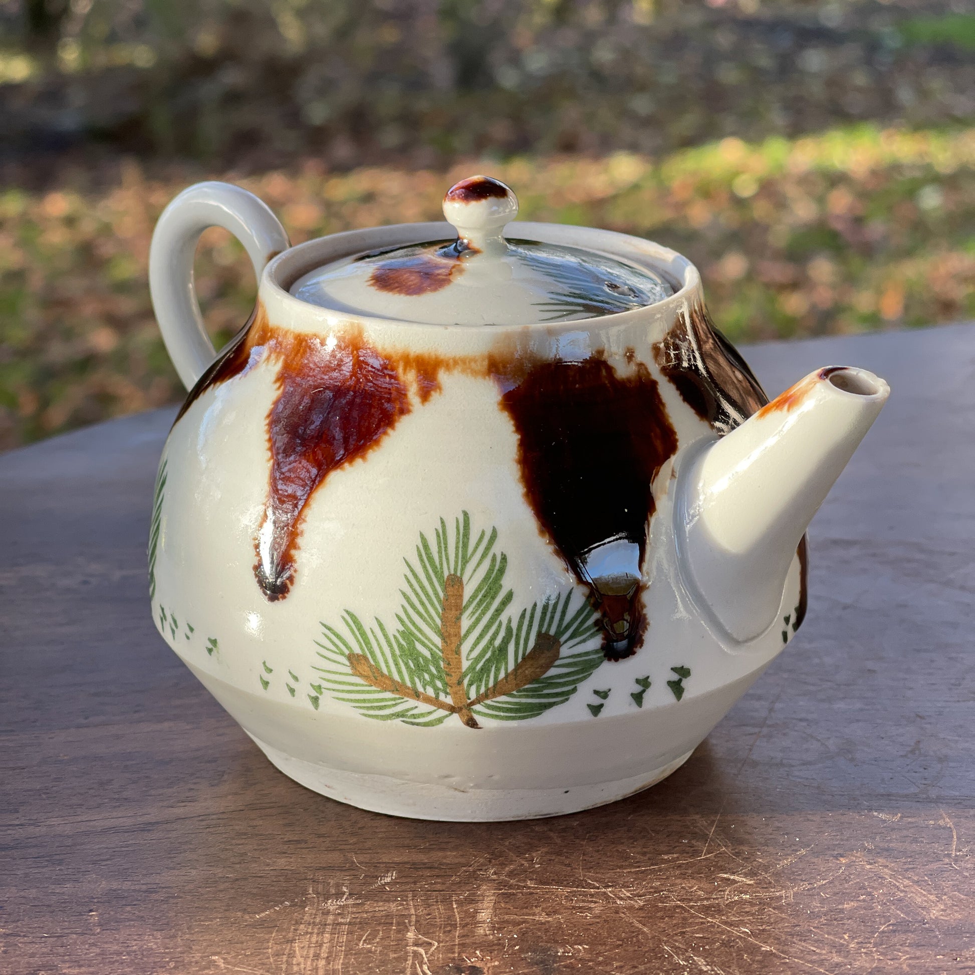 Vintage Japans Theepotje - Bamestra Curiosa