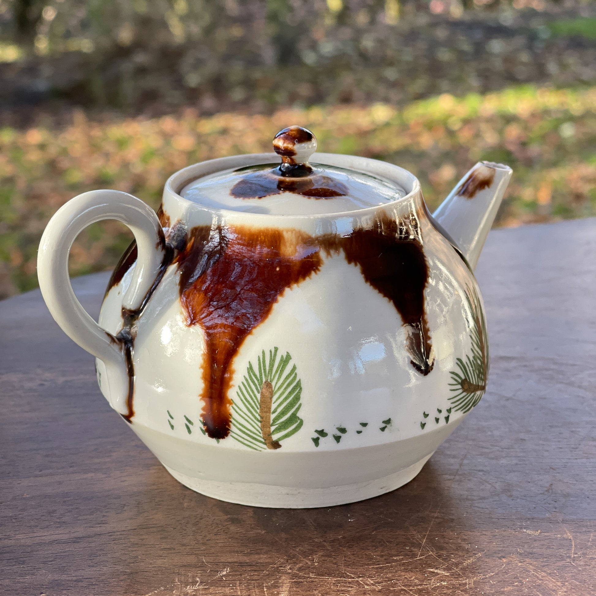 Vintage Japans Theepotje - Bamestra Curiosa